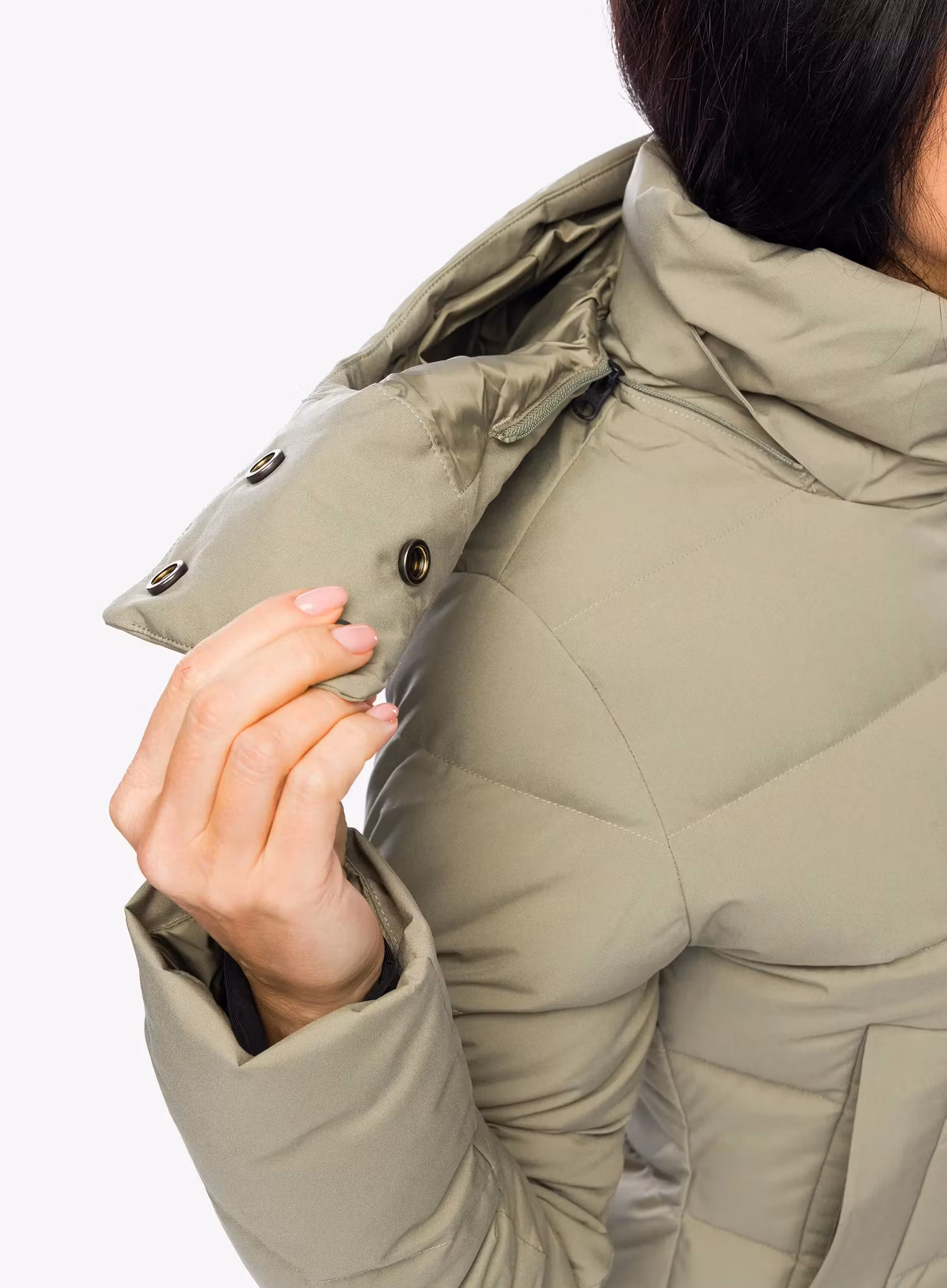 Dámský péřový kabát Marmot Prospect Coat - vetiver