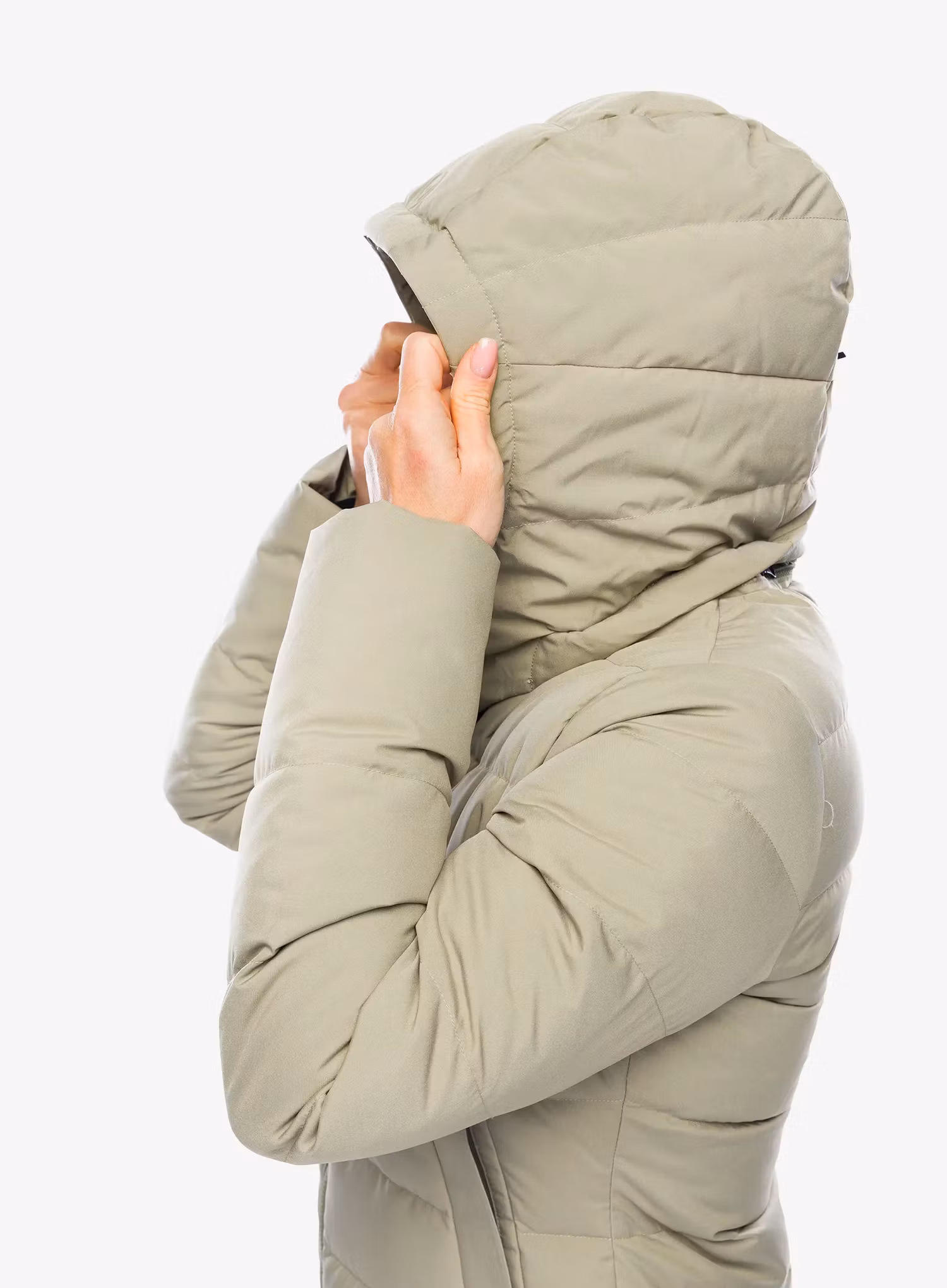Dámský péřový kabát Marmot Prospect Coat - vetiver