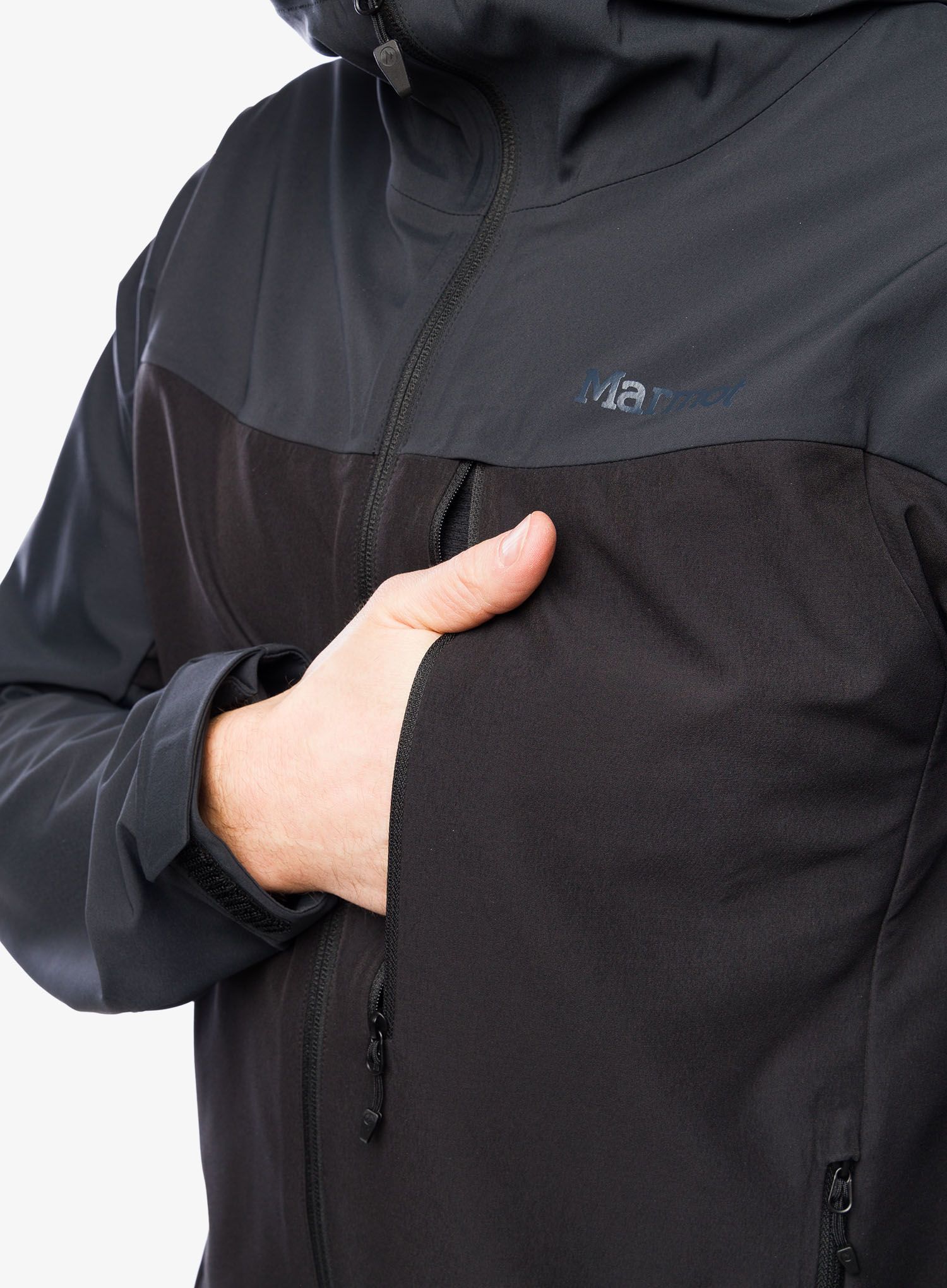 Softshellová bunda Marmot ROM GORE-TEX Infinium Hoody - black