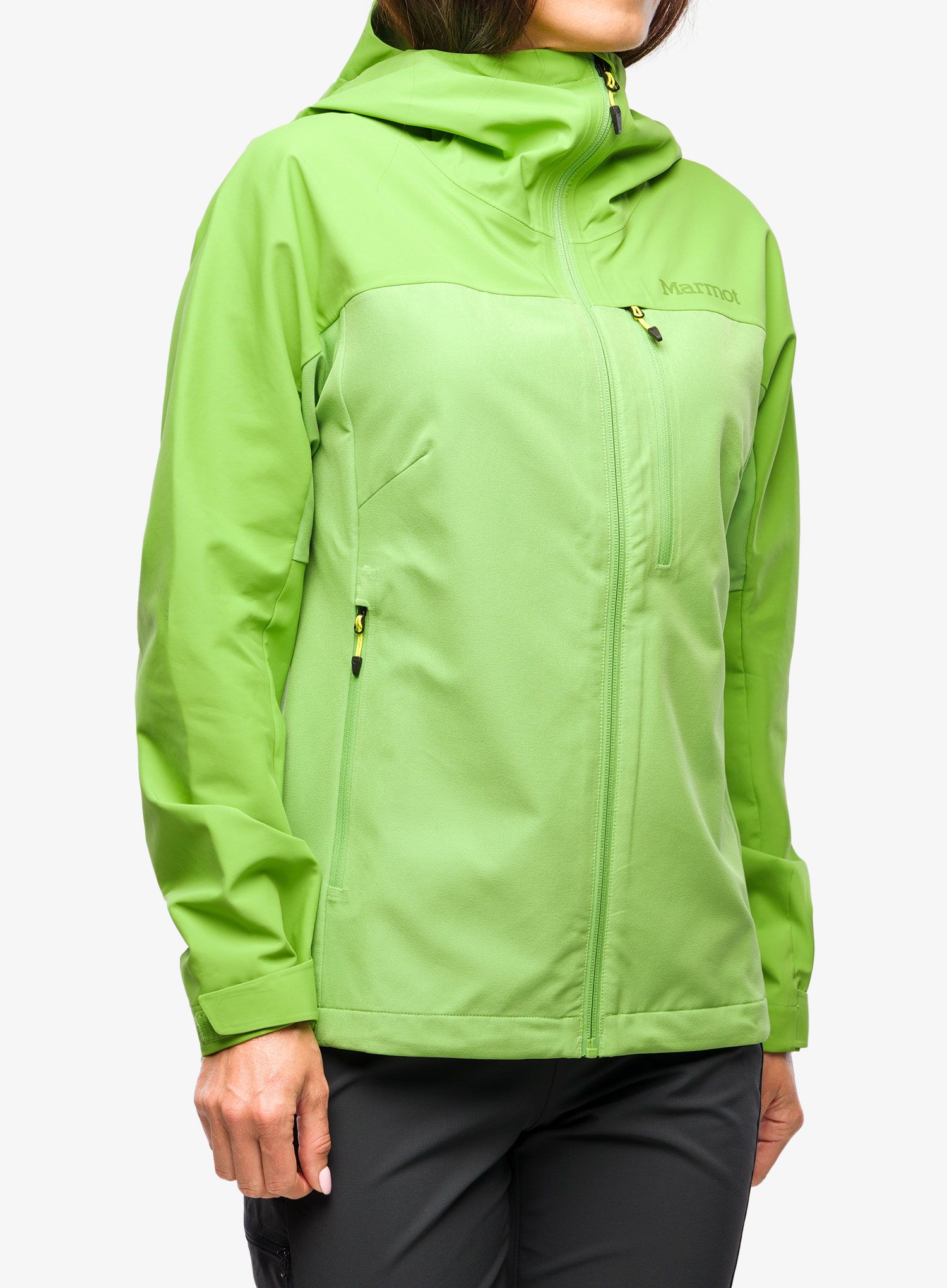 Softshellová bunda dámská Marmot ROM GORE-TEX Infinium Hoody - kiwi