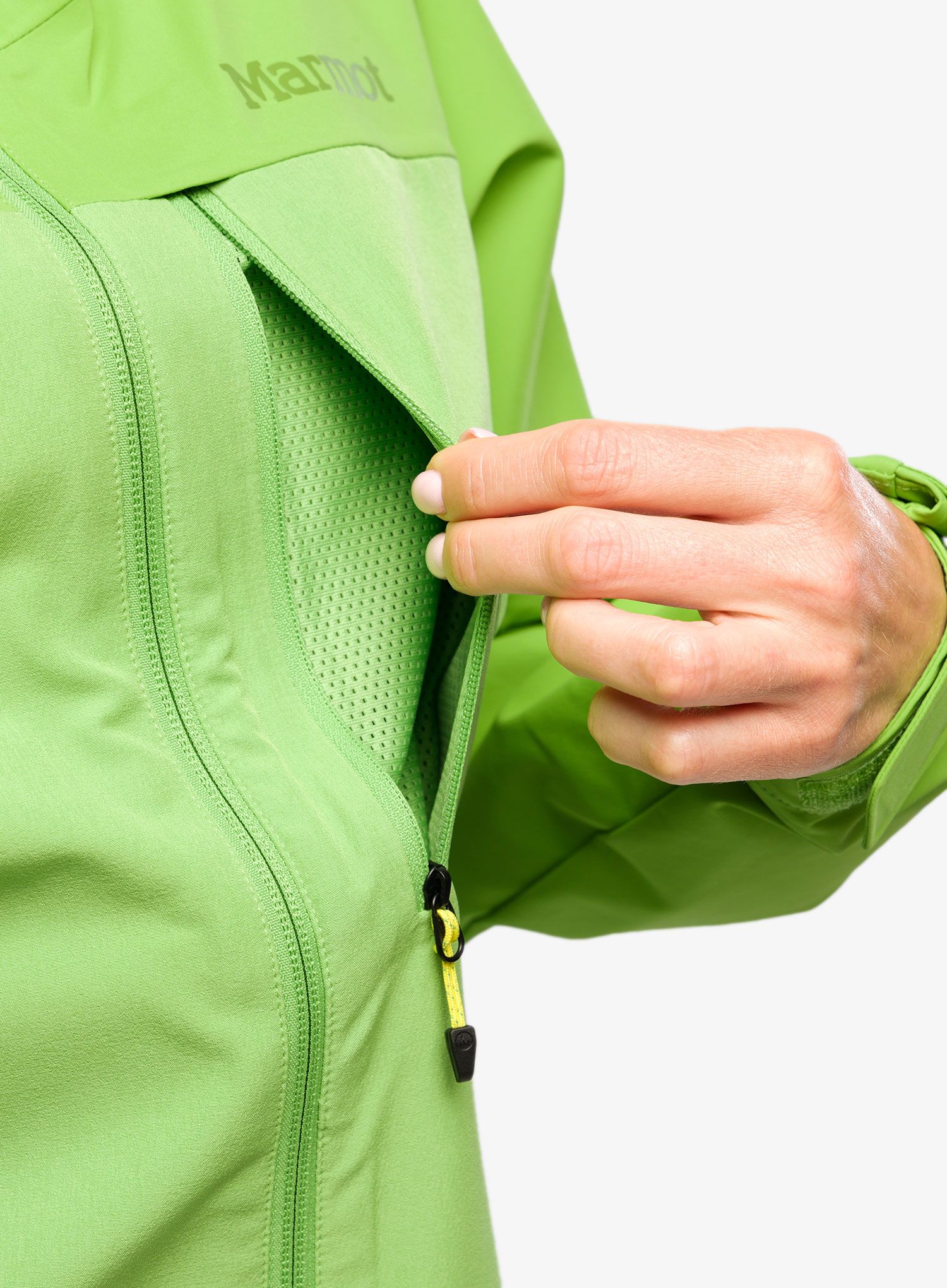 Softshellová bunda dámská Marmot ROM GORE-TEX Infinium Hoody - kiwi