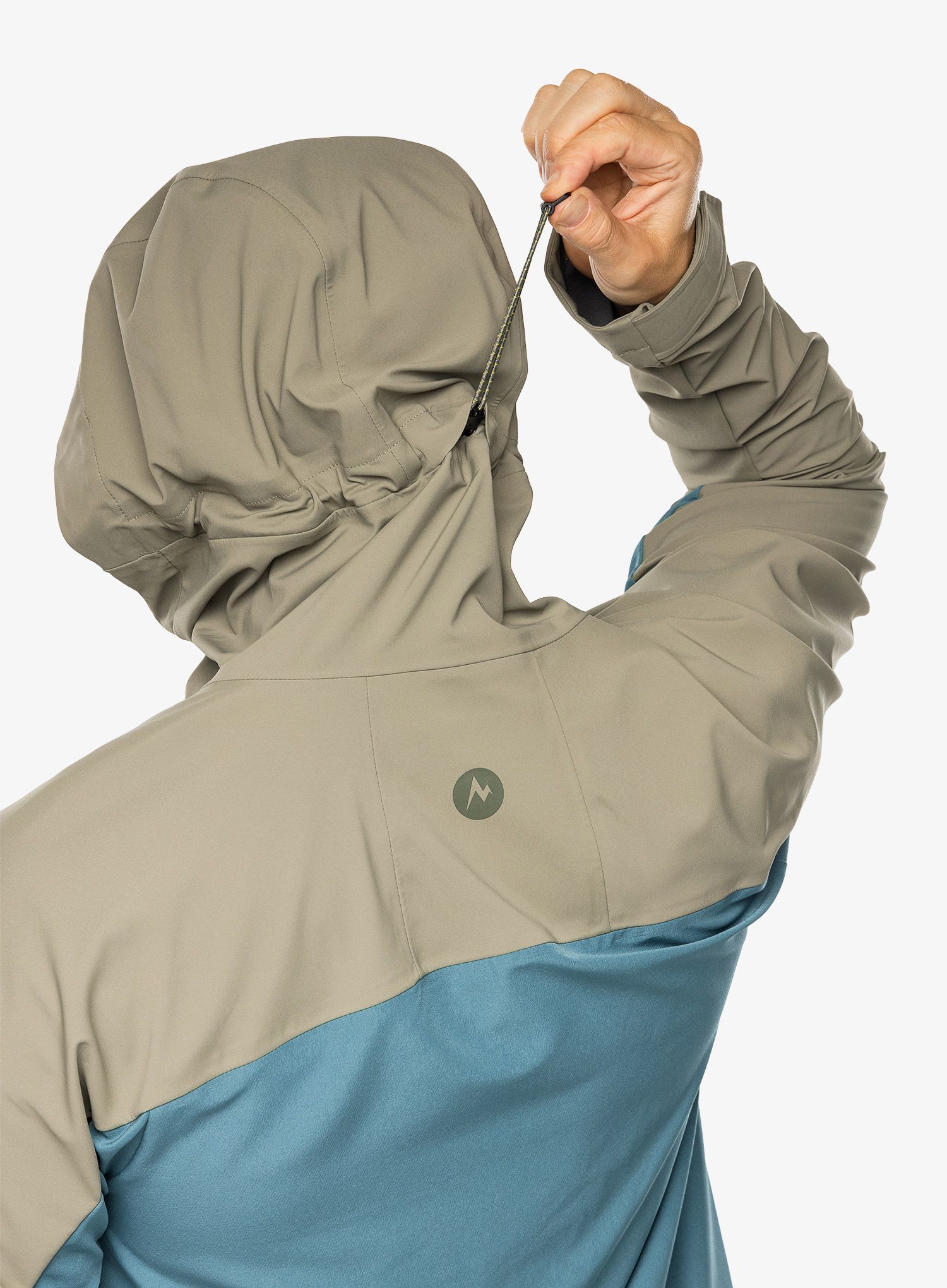 Softshellová bunda Marmot ROM GORE-TEX Infinium Hoody - vetiver/moon river