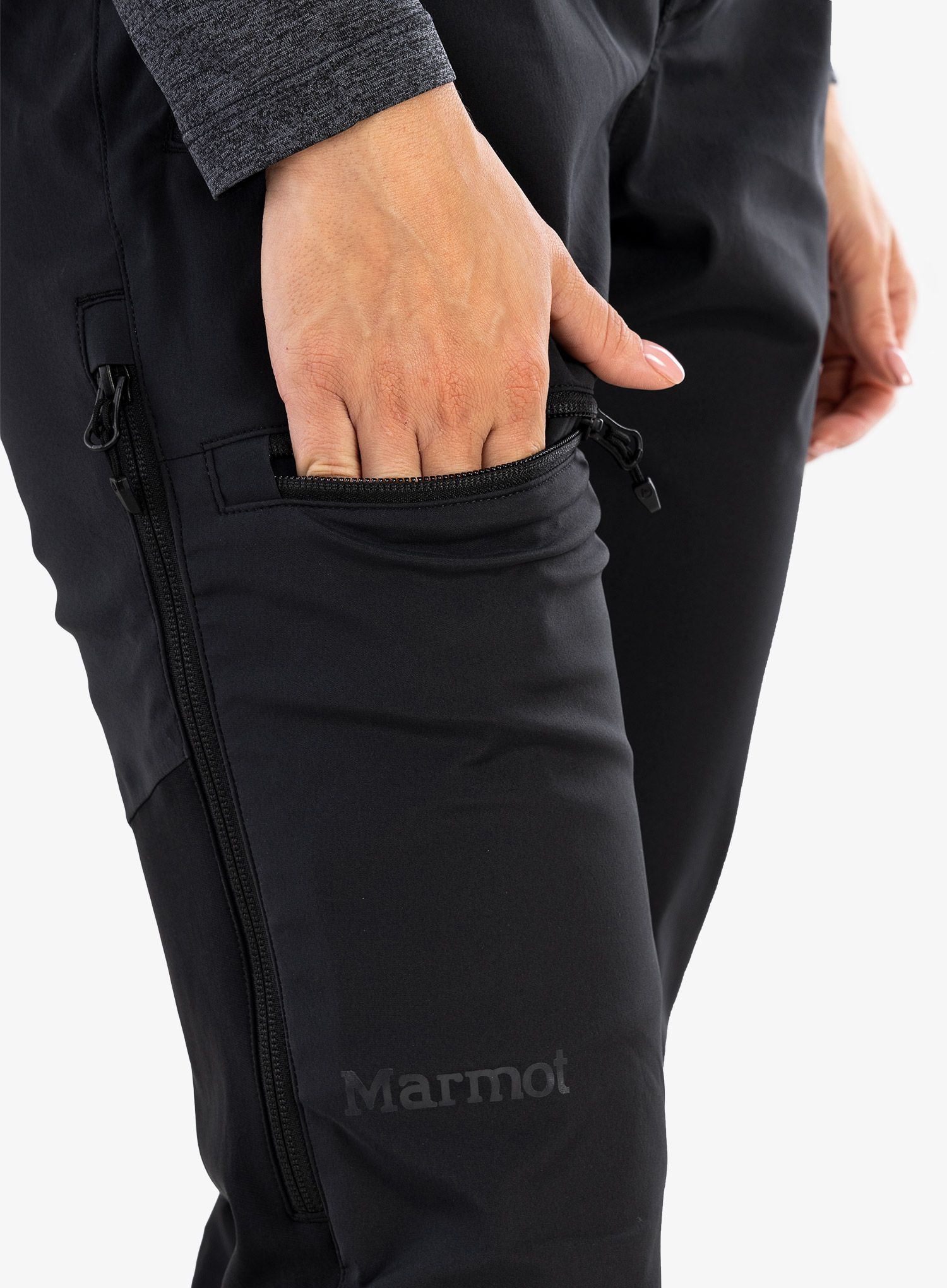 Dámské softshellové kalhoty Marmot ROM GORE-TEX Infinium Pant - black