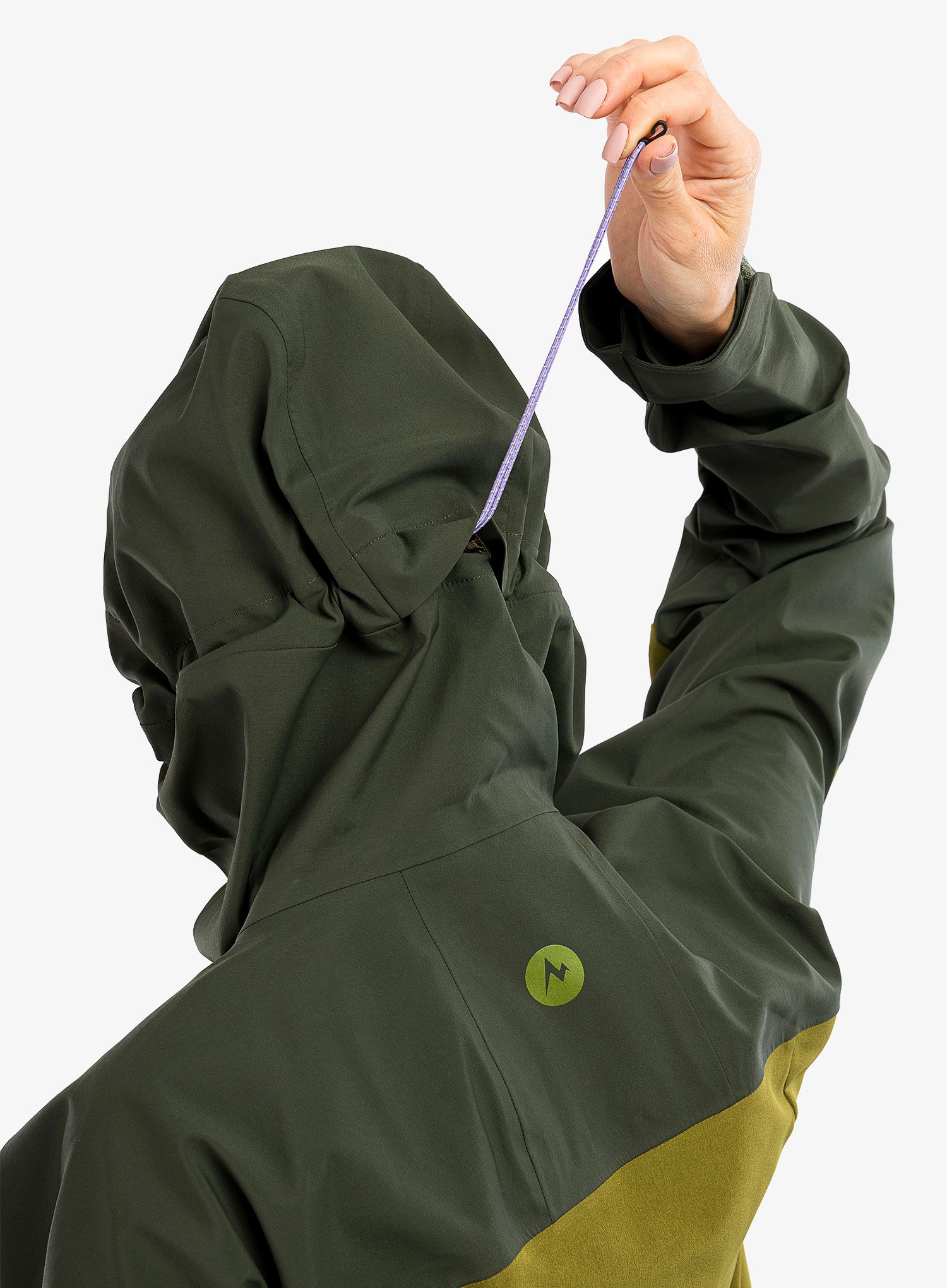 Dámská softshellová bunda Marmot ROM GORE-TEX Infinum Hoody - nori/gr.