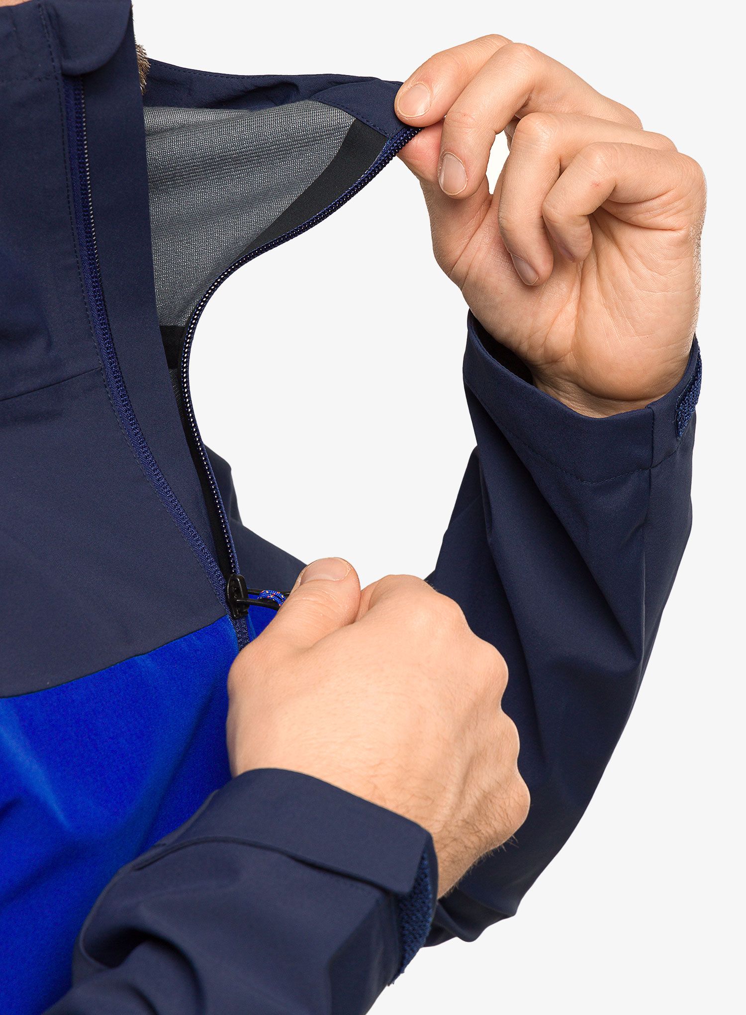 Softshellová bunda Marmot ROM Hoody - dark azure/arctic navy