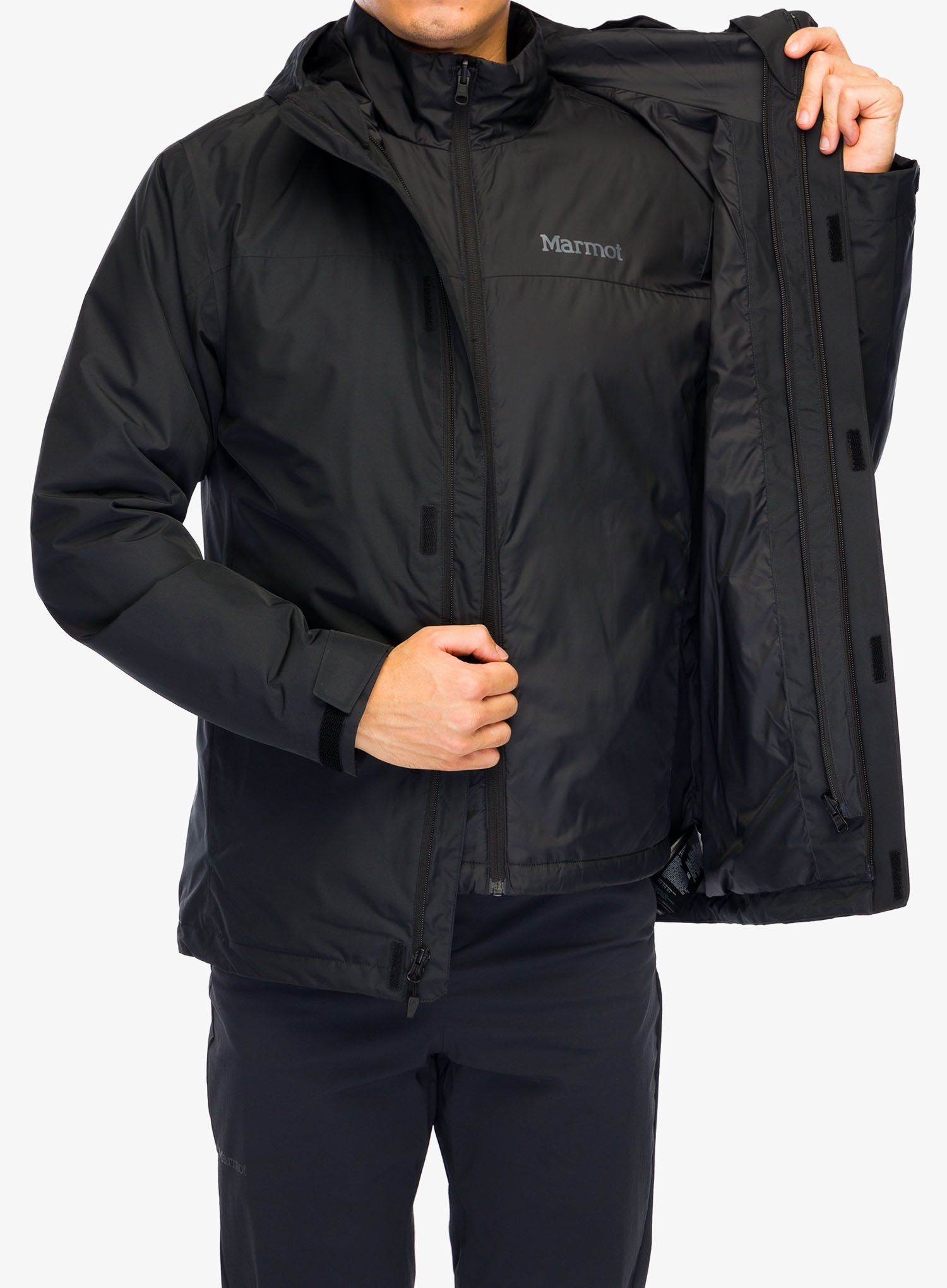 Bunda 3v1 Marmot Ramble Component Jacket - black