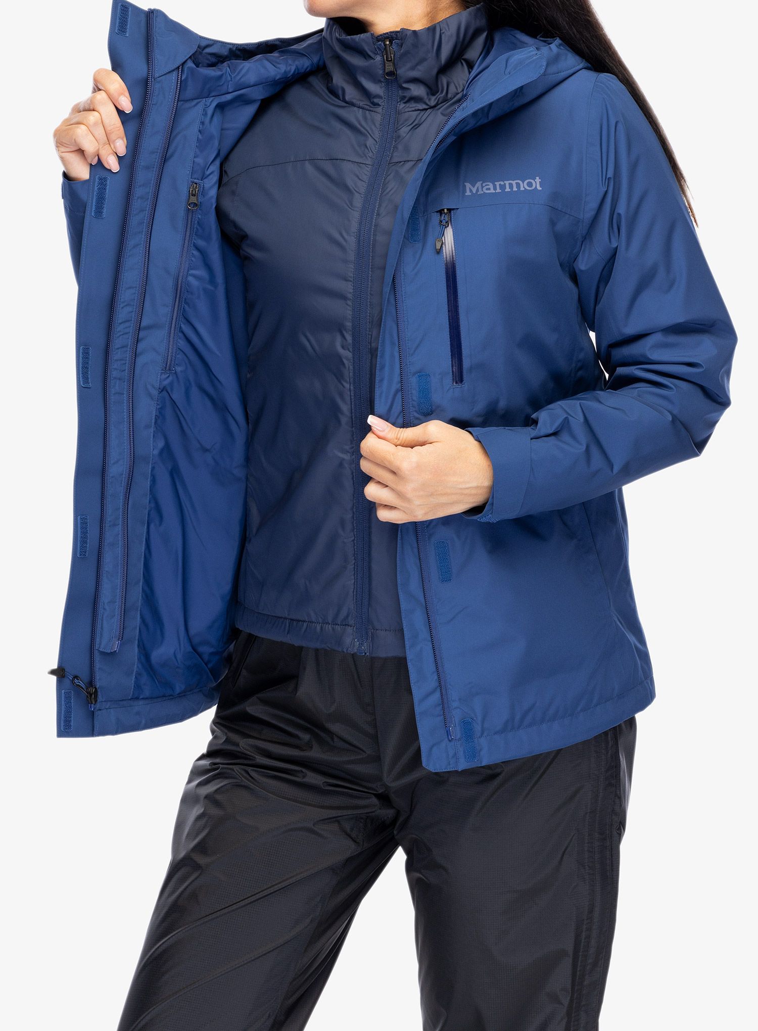 Bunda 3v1 dámská Marmot Ramble Component Jacket - twilight blue