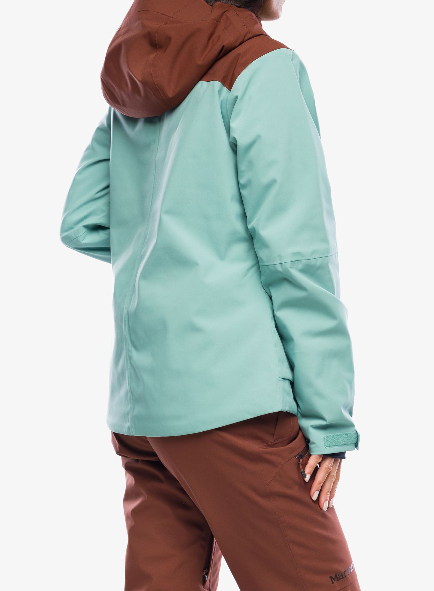 Dámská lyžařská bunda Marmot Refuge Jacket - chocolate/blue agave