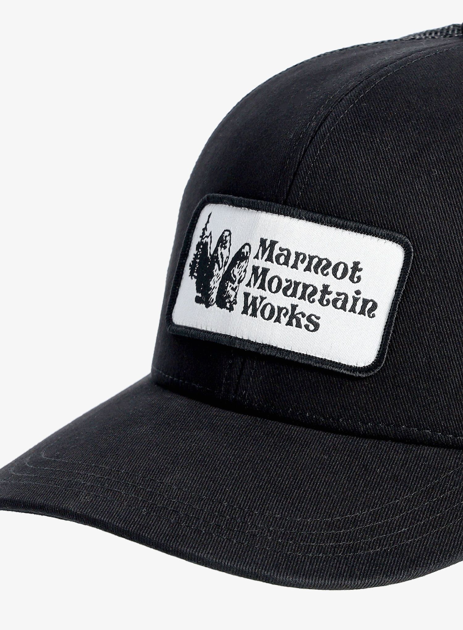 Kšiltovka Marmot Retro Trucker Hat - black/black