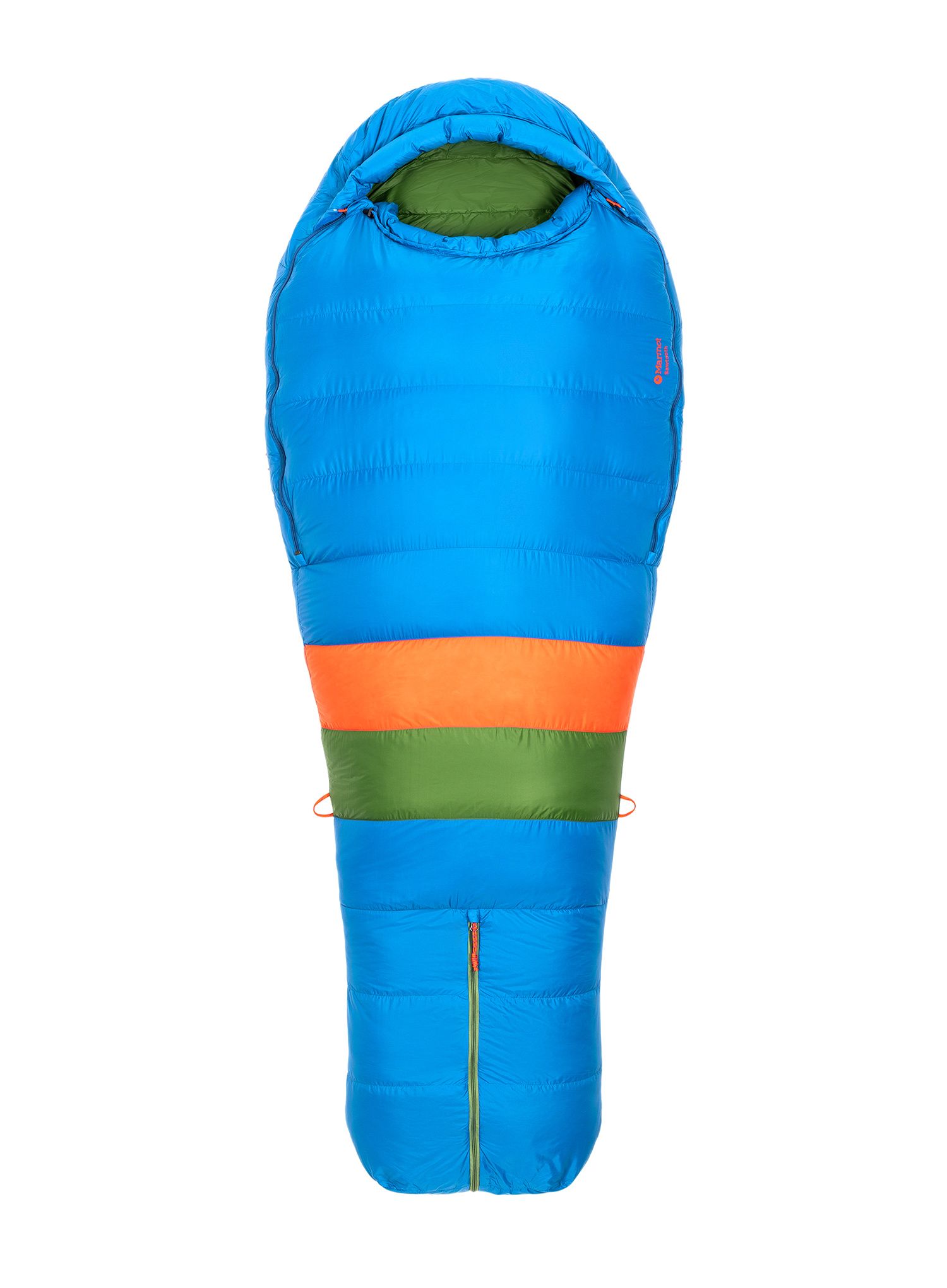 Perovy spacák Marmot Sawtooth (183 cm) - dark azure/foliage