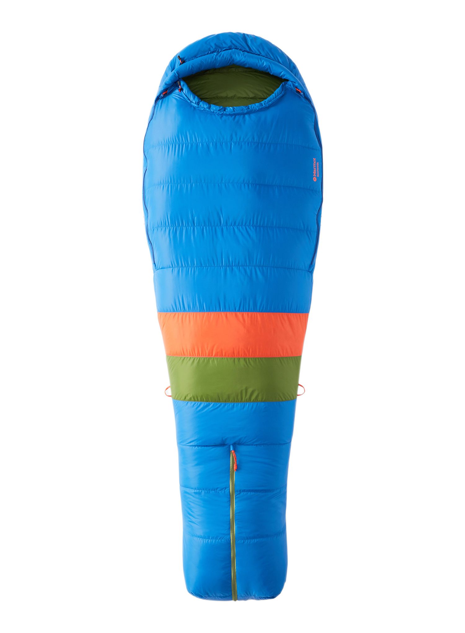Perovy spacák Marmot Sawtooth (183 cm) - dark azure/foliage