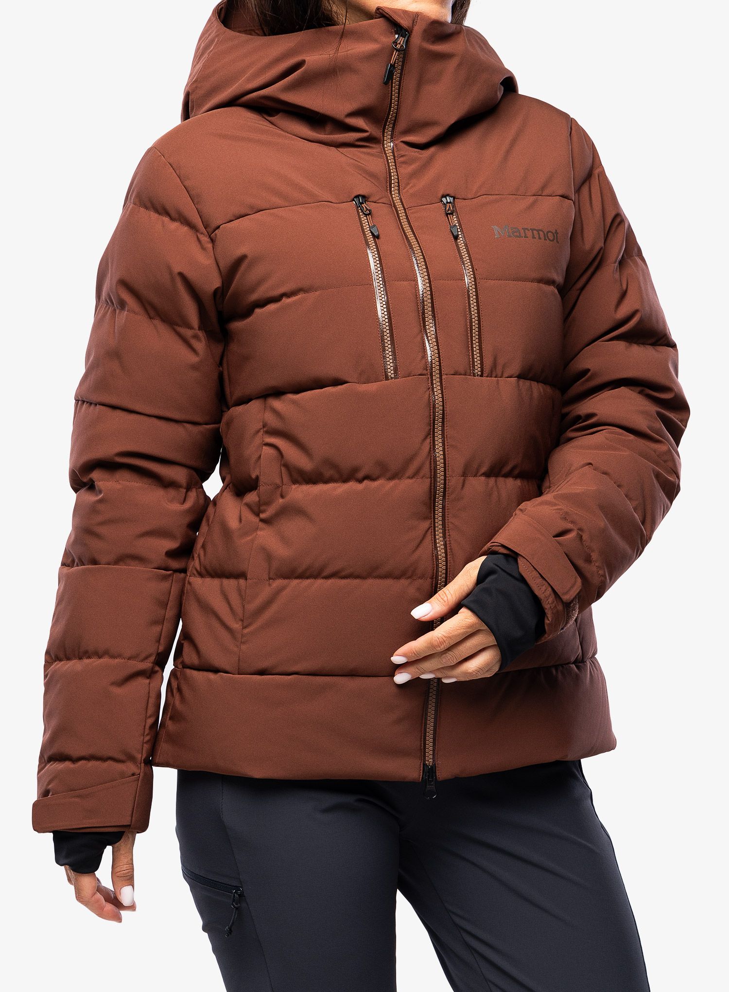 Dámská lyžařská bunda Marmot Slingshot Jacket - chocolate