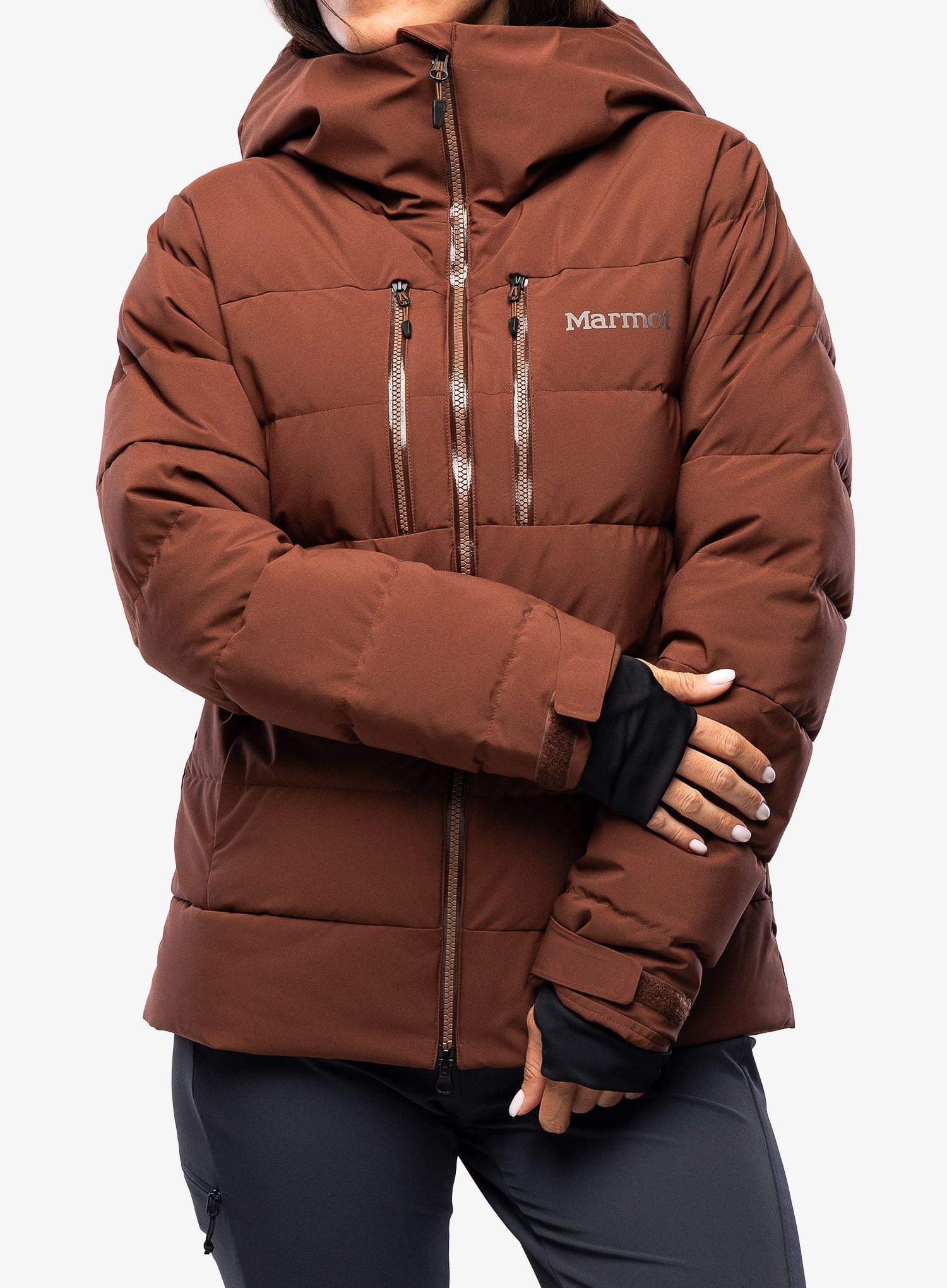 Dámská lyžařská bunda Marmot Slingshot Jacket - chocolate