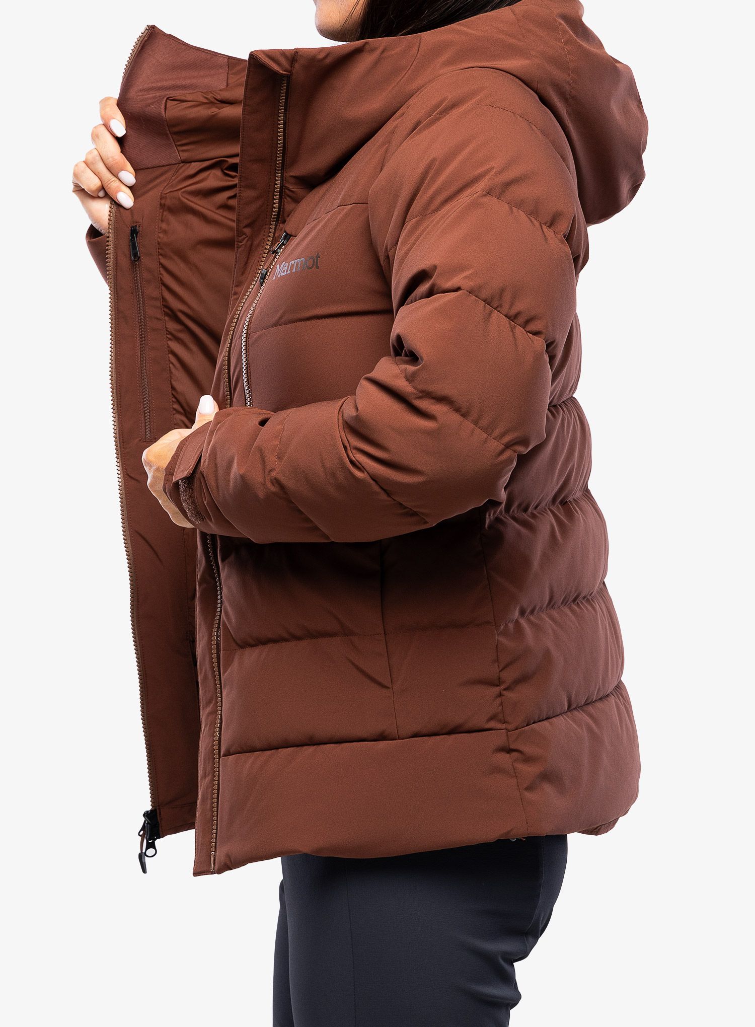 Dámská lyžařská bunda Marmot Slingshot Jacket - chocolate