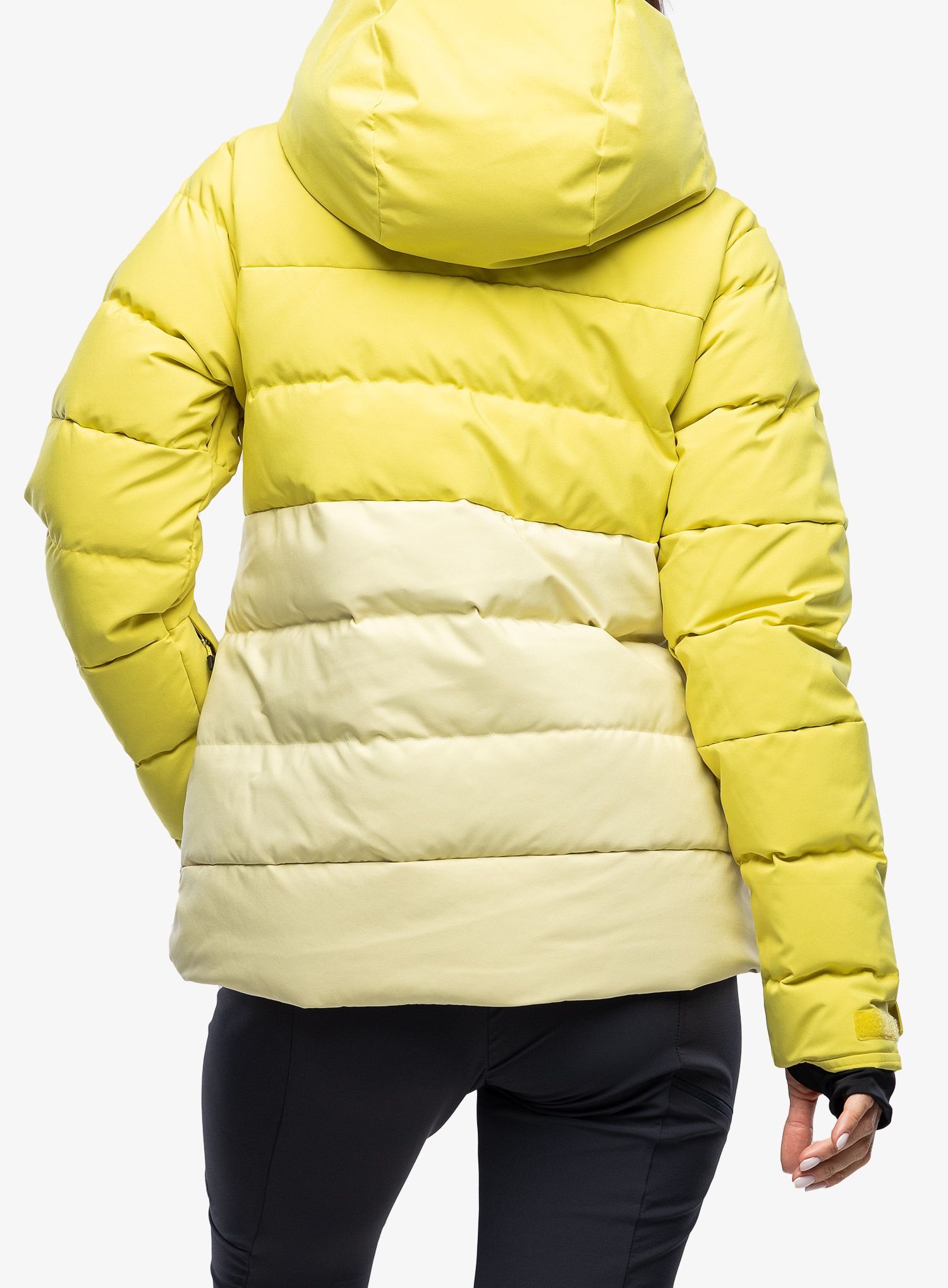 Dámská péřová bunda Marmot Slingshot Jacket - limelight/wheat