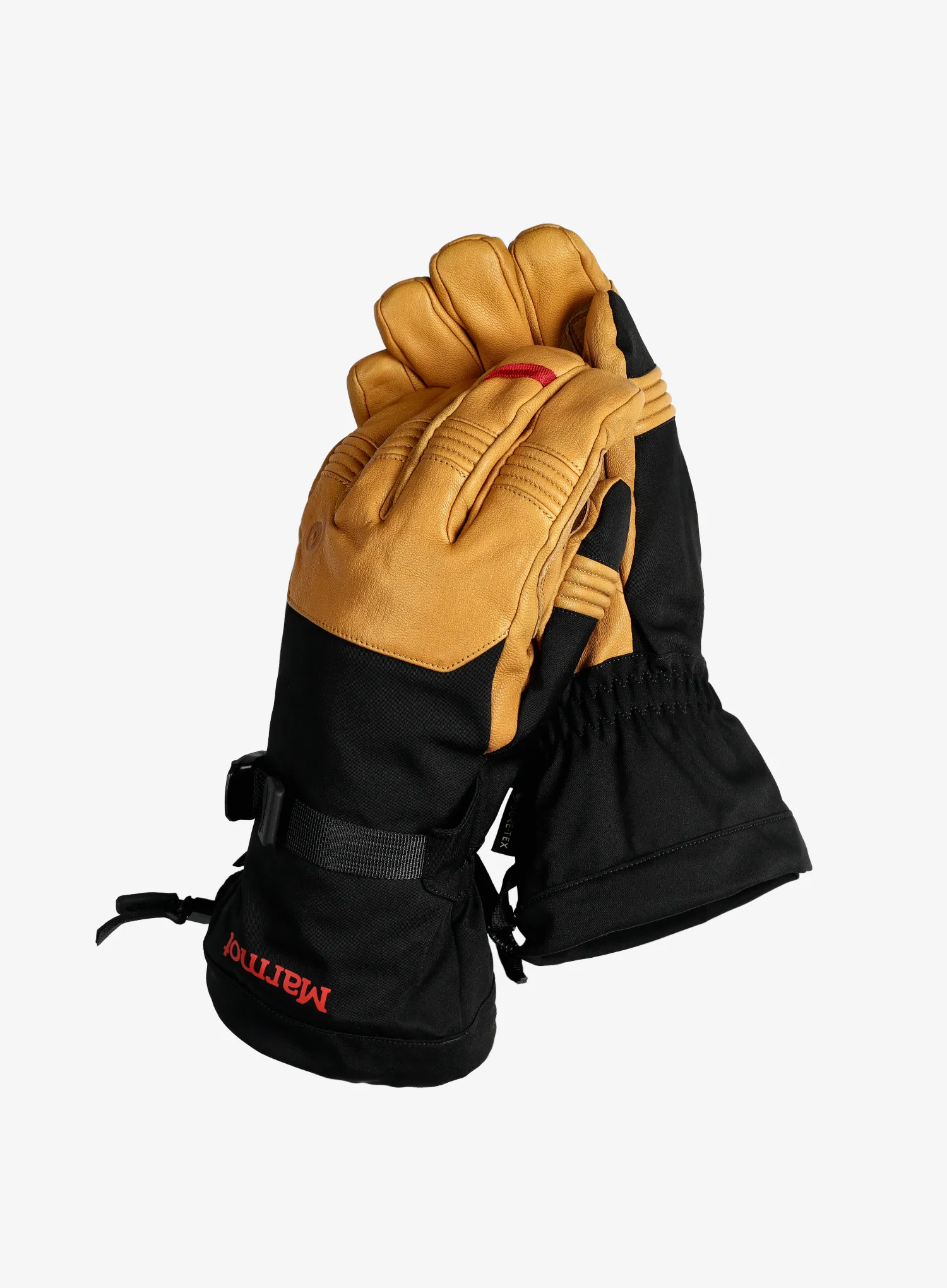 Lyžařské rukavice Marmot Ultimate Ski GTX Glove - black/tan