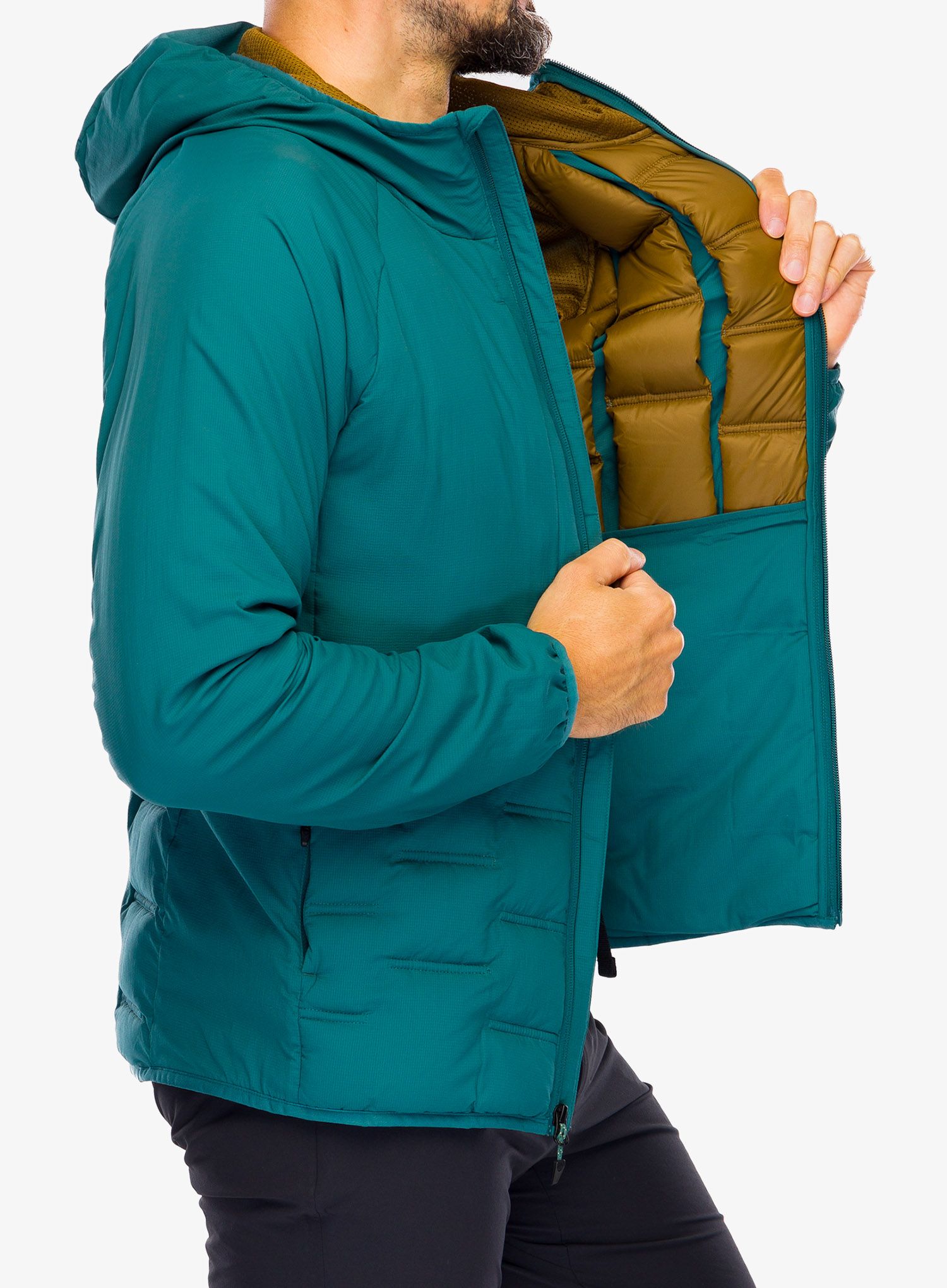 Péřová bunda Marmot WarmCube Active Alt HB - dark jungle