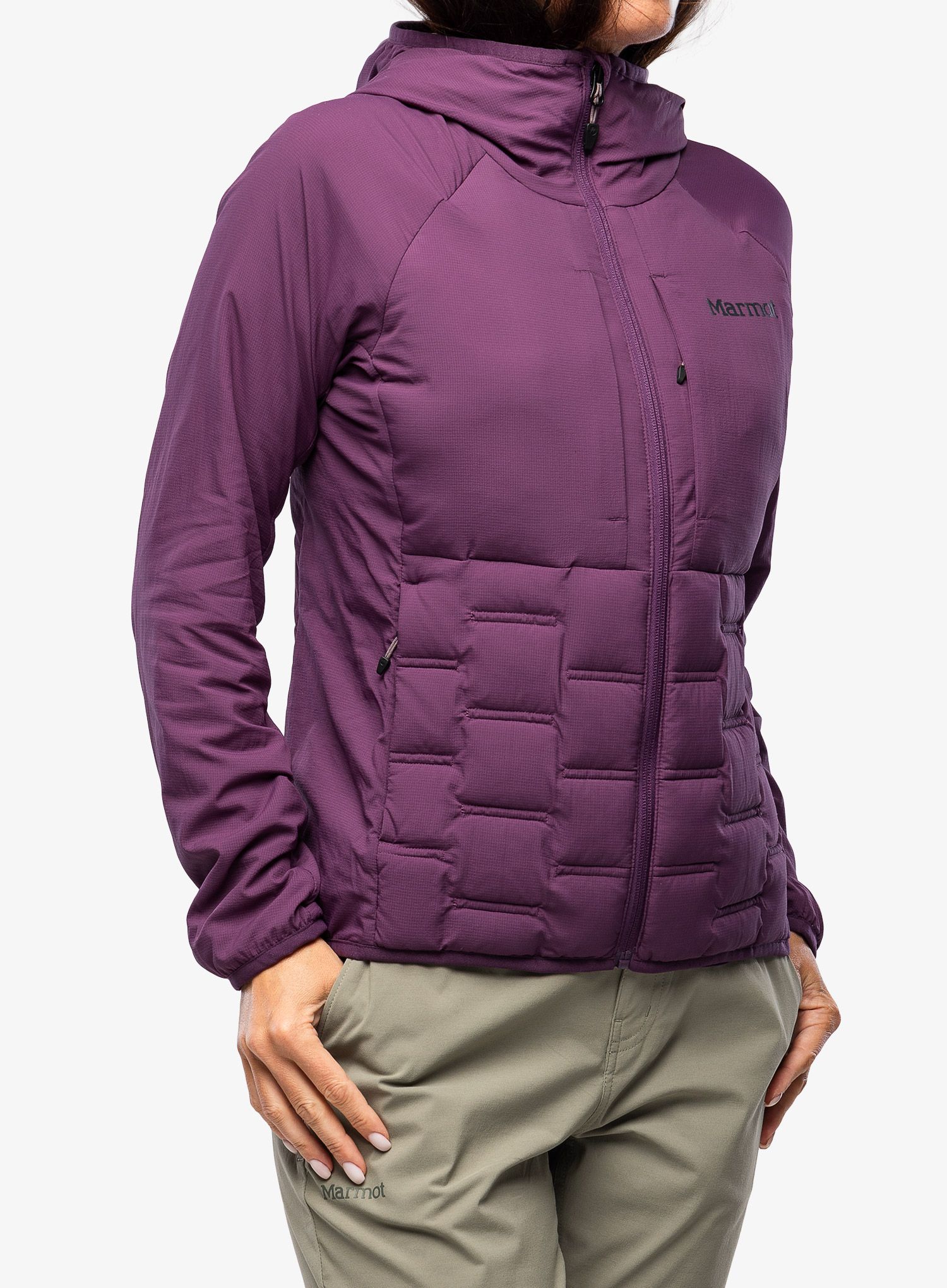Dámská péřová bunda Marmot WarmCube Active Alt HB - purple fig
