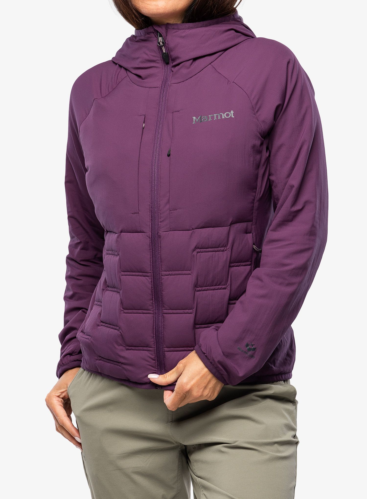 Dámská péřová bunda Marmot WarmCube Active Alt HB - purple fig