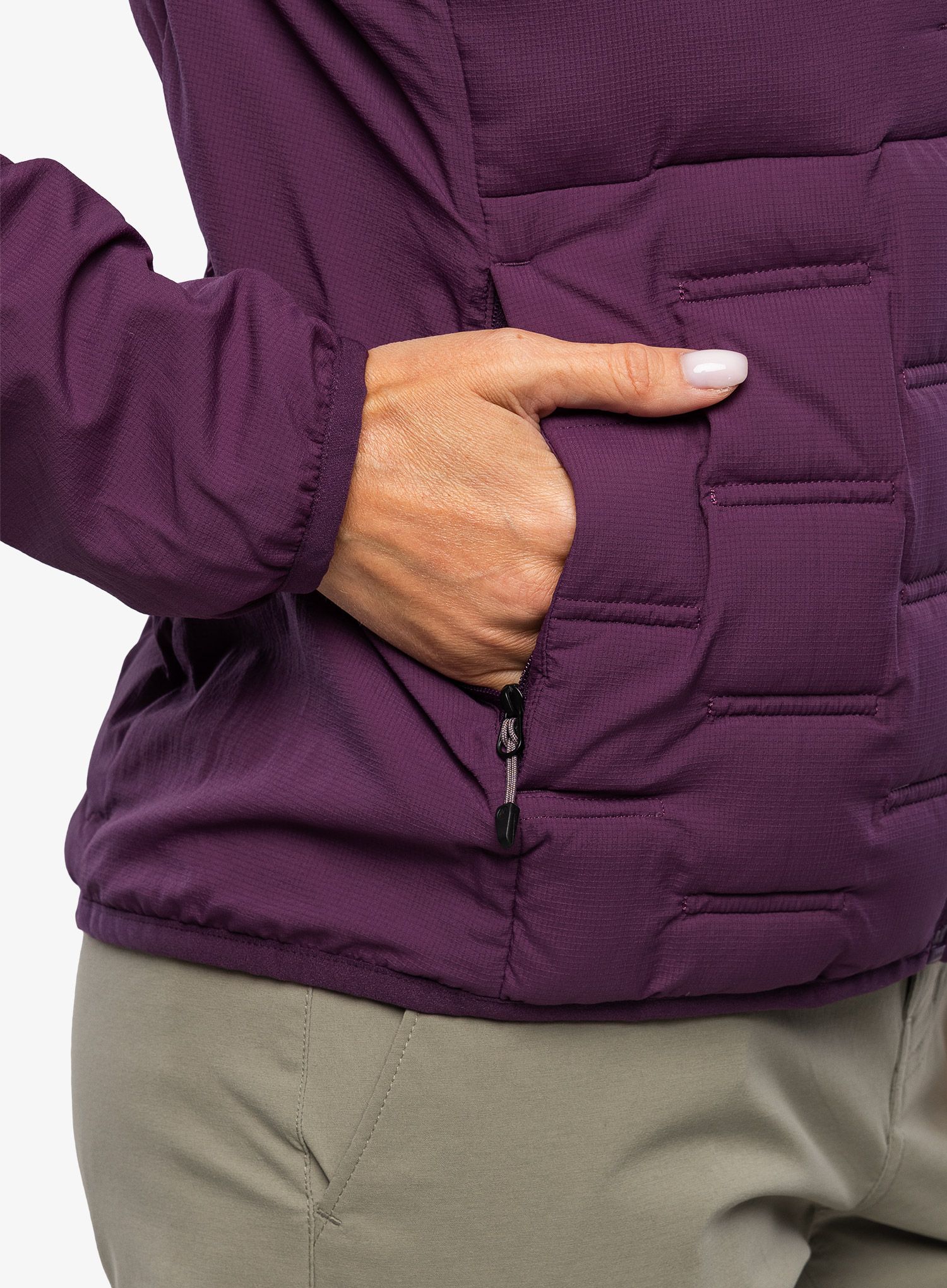 Dámská péřová bunda Marmot WarmCube Active Alt HB - purple fig