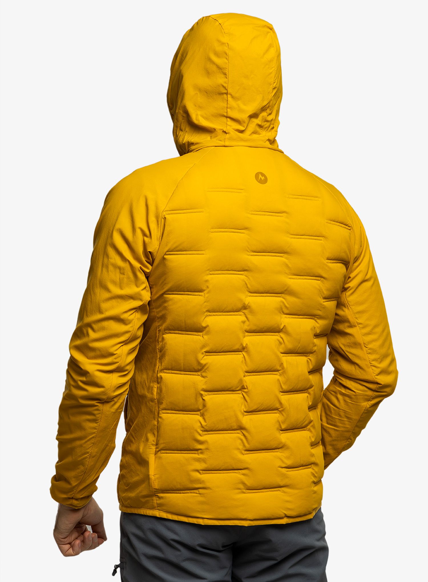 Péřová bunda Marmot WarmCube Active Alt HB - yellow gold