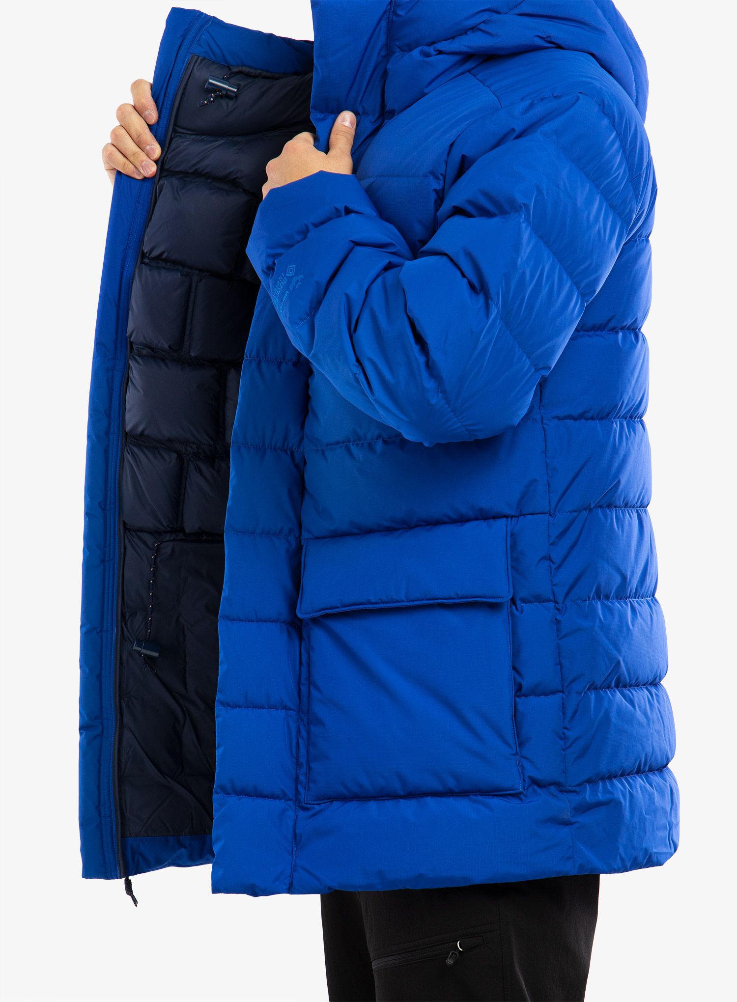 Péřový plášť Marmot WarmCube GORE-TEX Golden Mantle Jacket - azure
