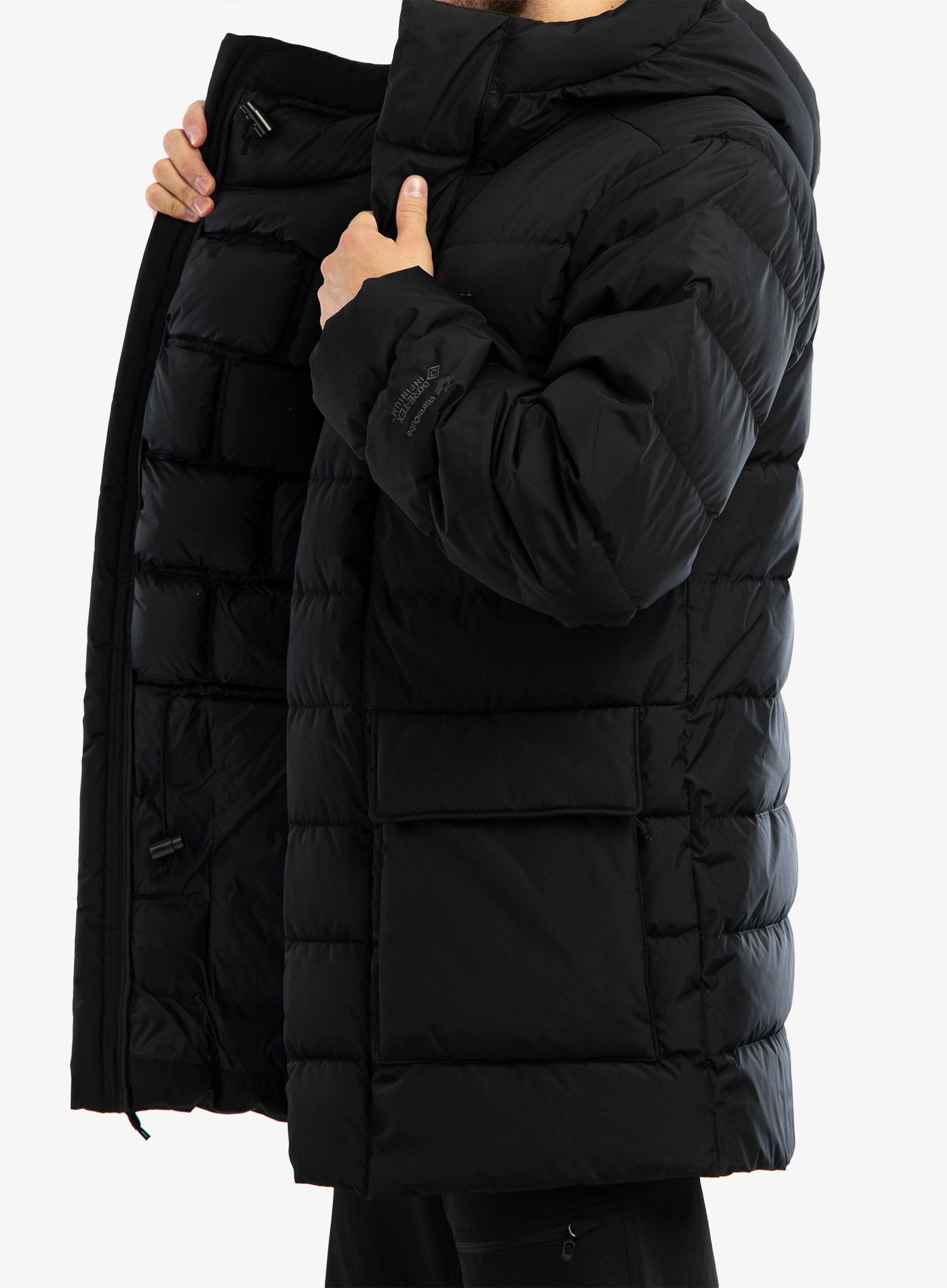 Péřový plášť Marmot WarmCube GORE-TEX Golden Mantle Jacket - bl.