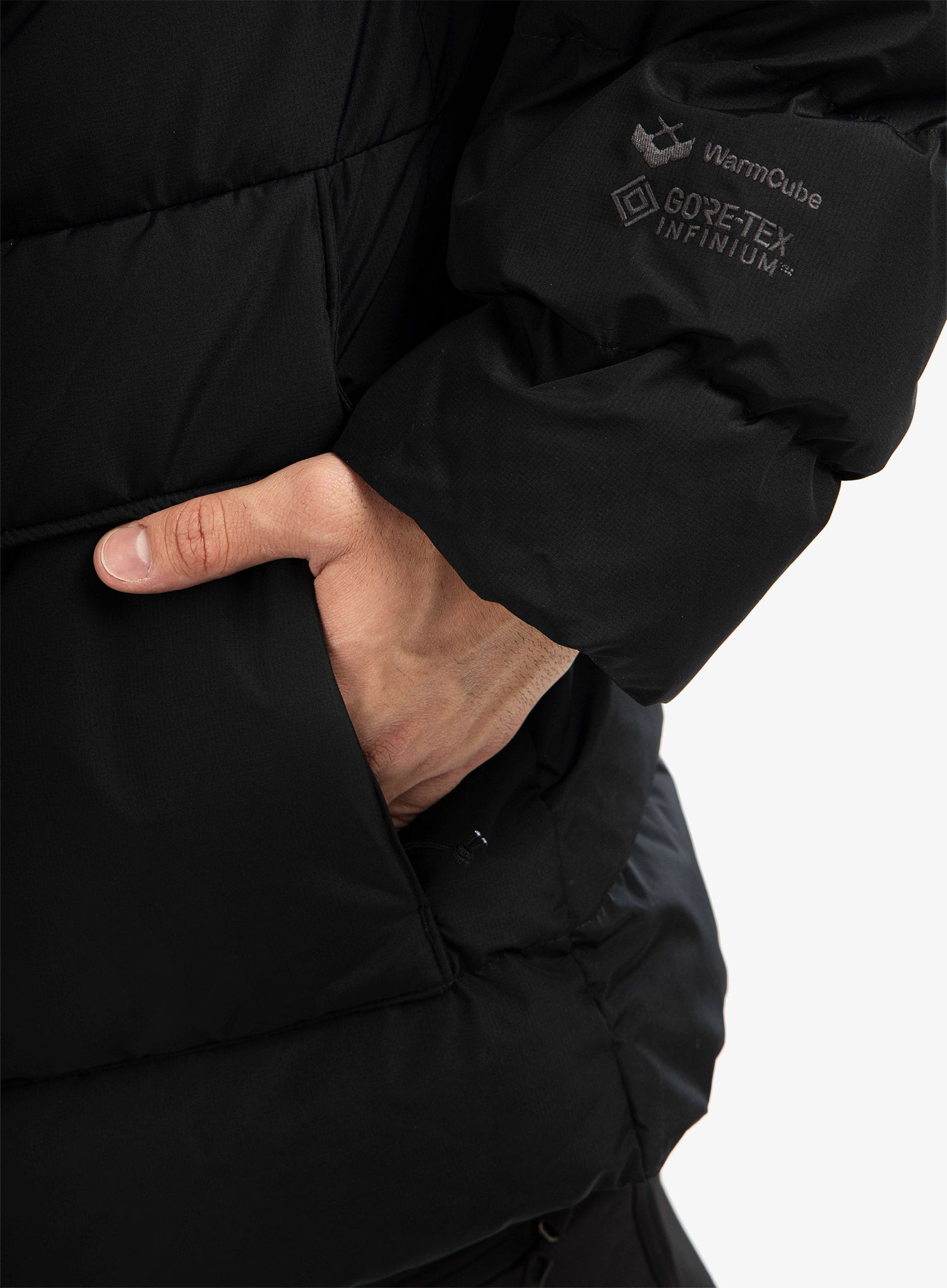 Péřový plášť Marmot WarmCube GORE-TEX Golden Mantle Jacket - bl.