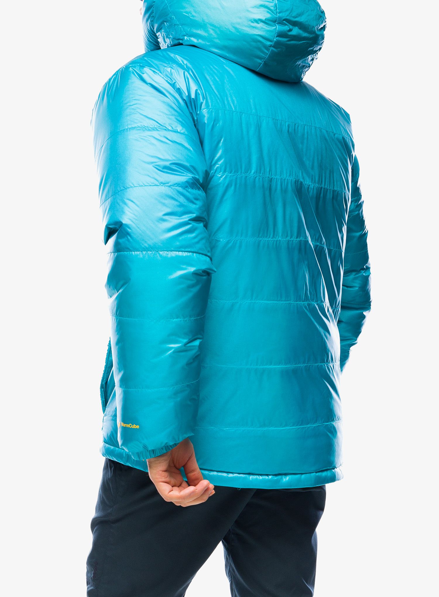 Péřová bunda Marmot West Rib Parka - enamel blue