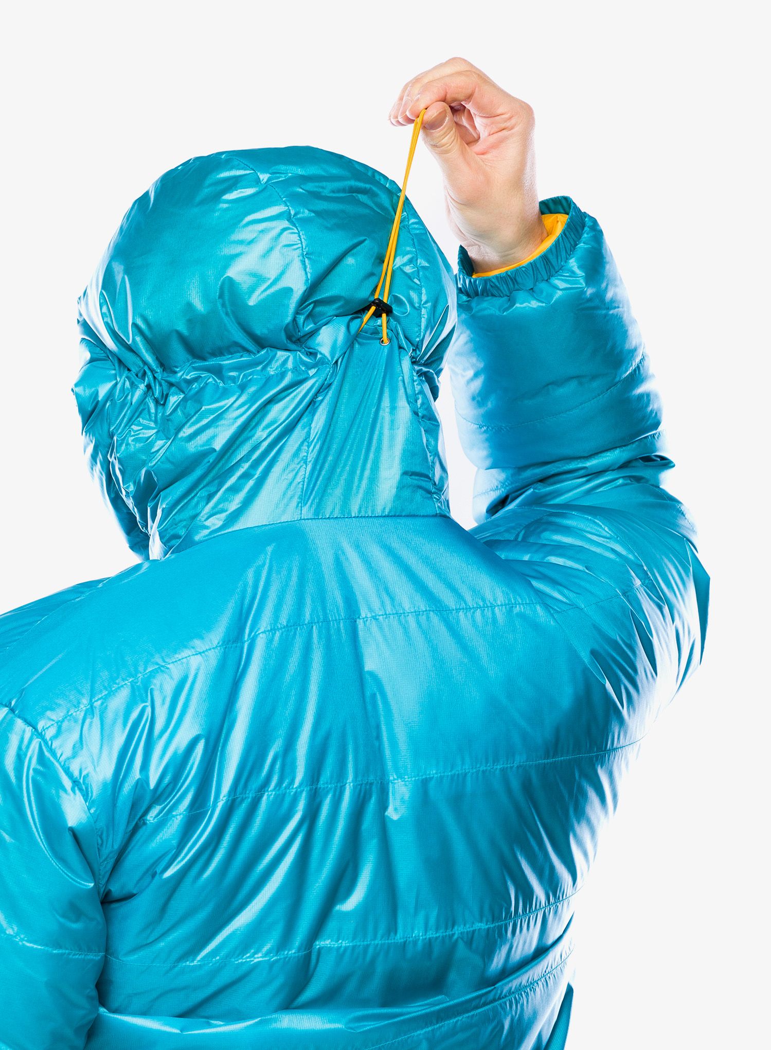 Péřová bunda Marmot West Rib Parka - enamel blue