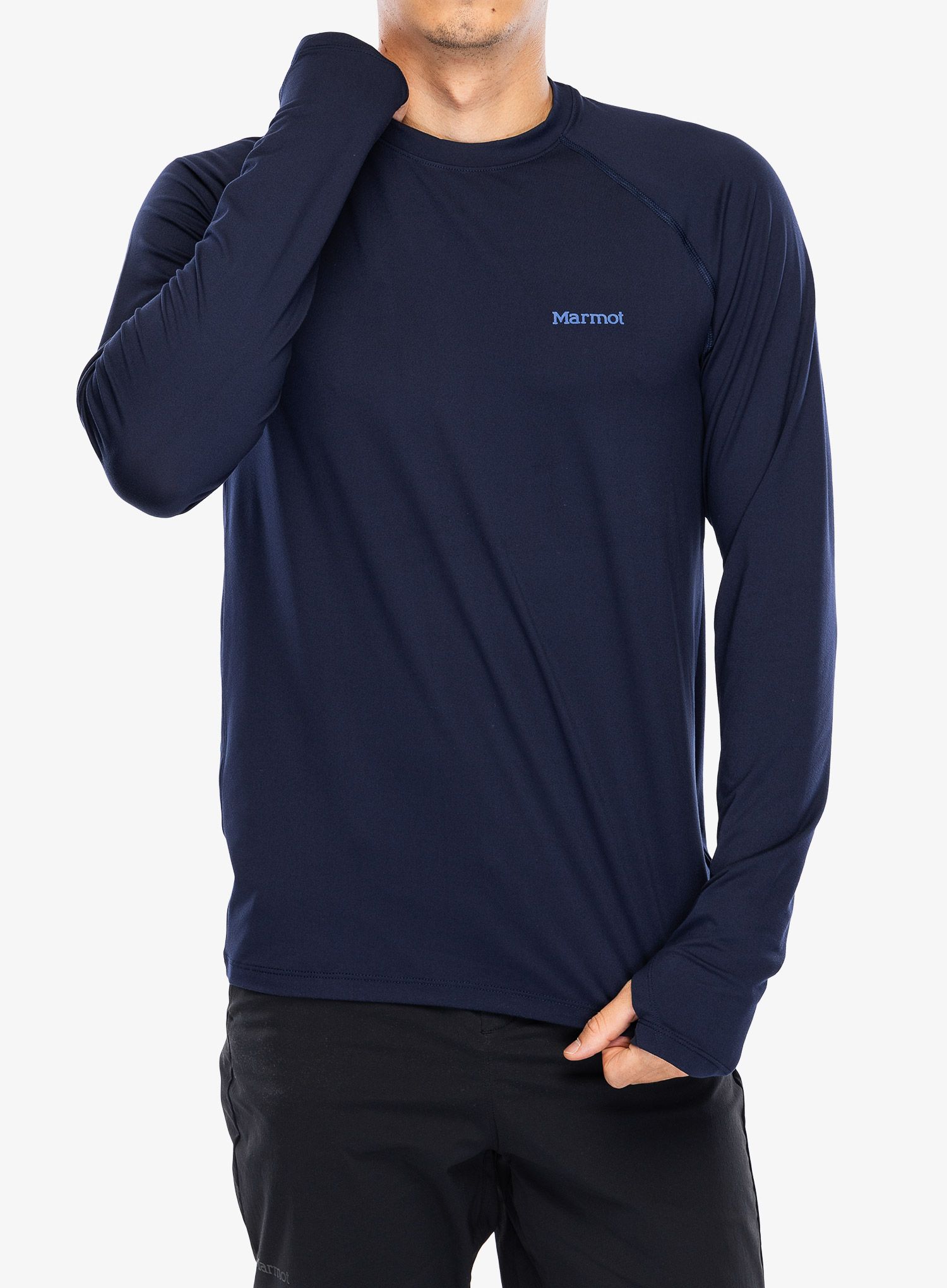Mikina bez kapuce Marmot Windridge LS - arctic navy/navy