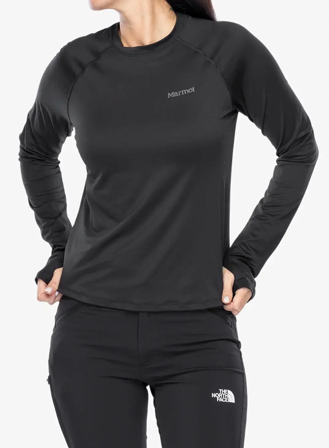 Dámská mikina bez kapuce Marmot Windridge LS - black