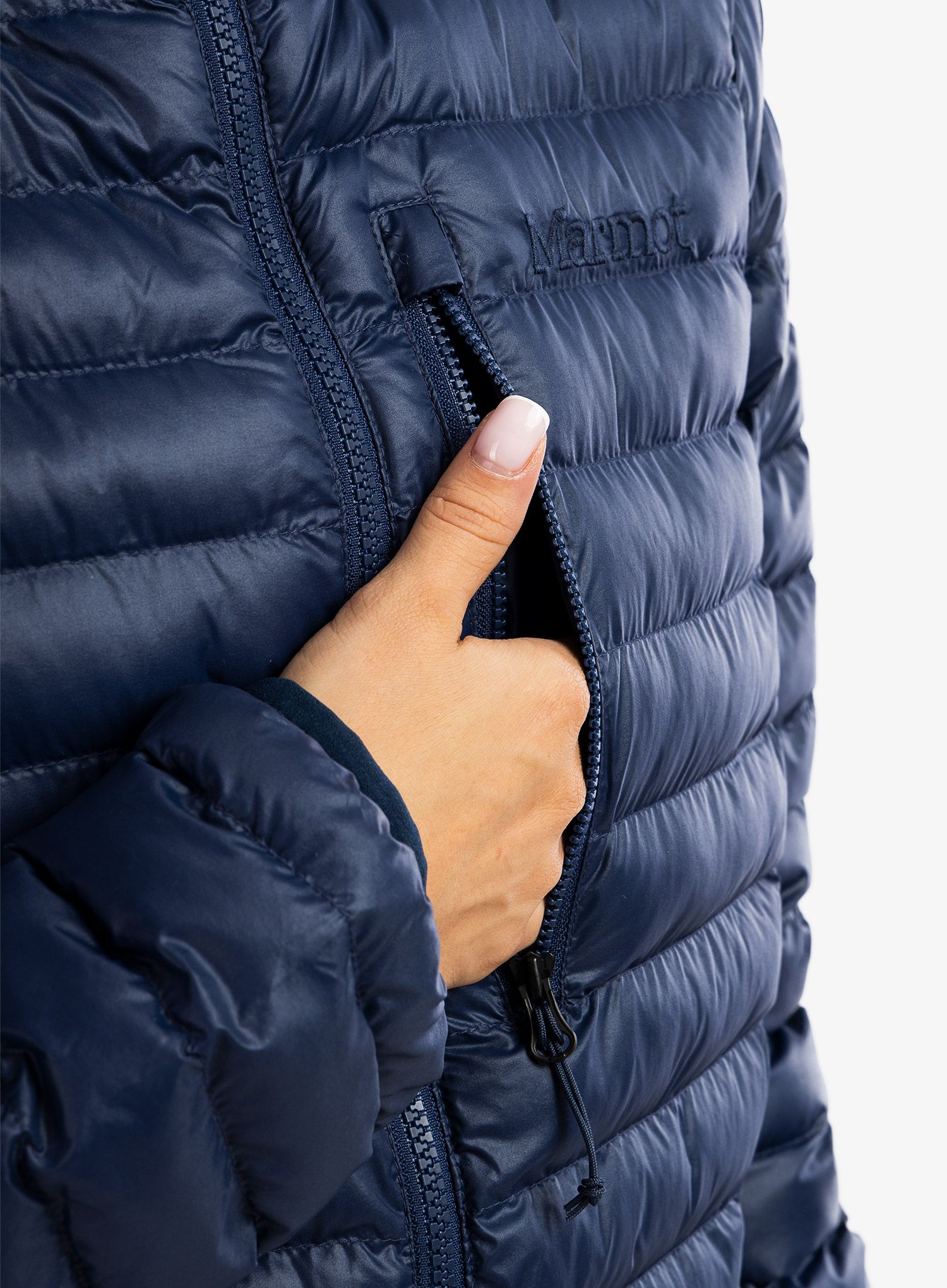 Dámský kabát Marmot Wm's Echo Featherless Long Jacket - arctic navy