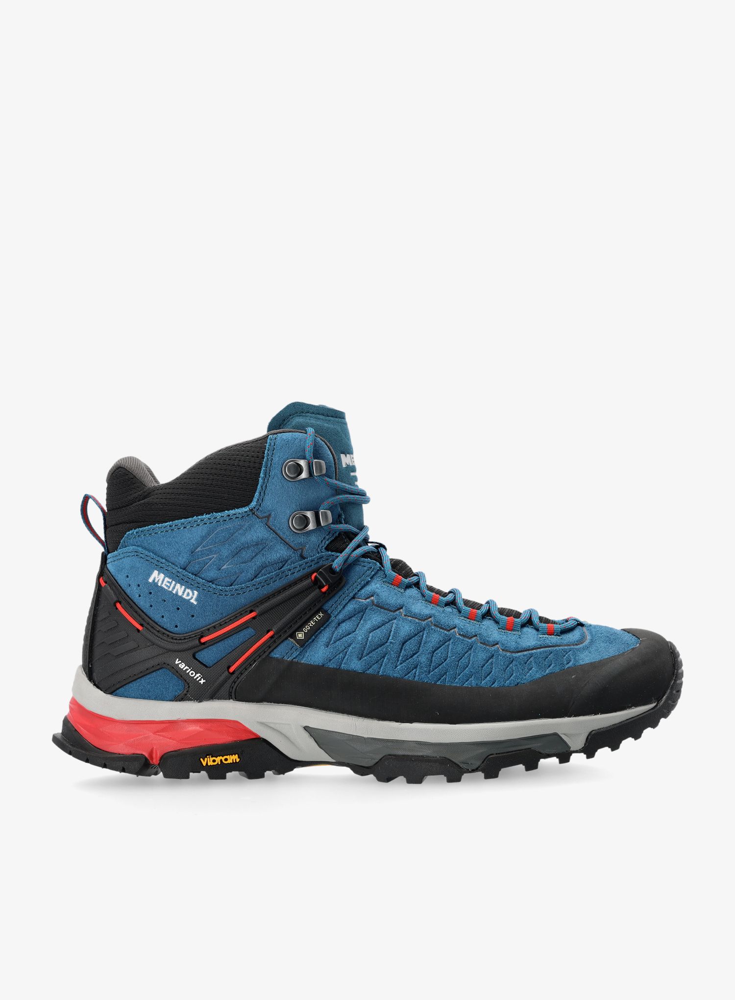 Turistické boty pánské Meindl Top Trail Mid GTX - petrol/red