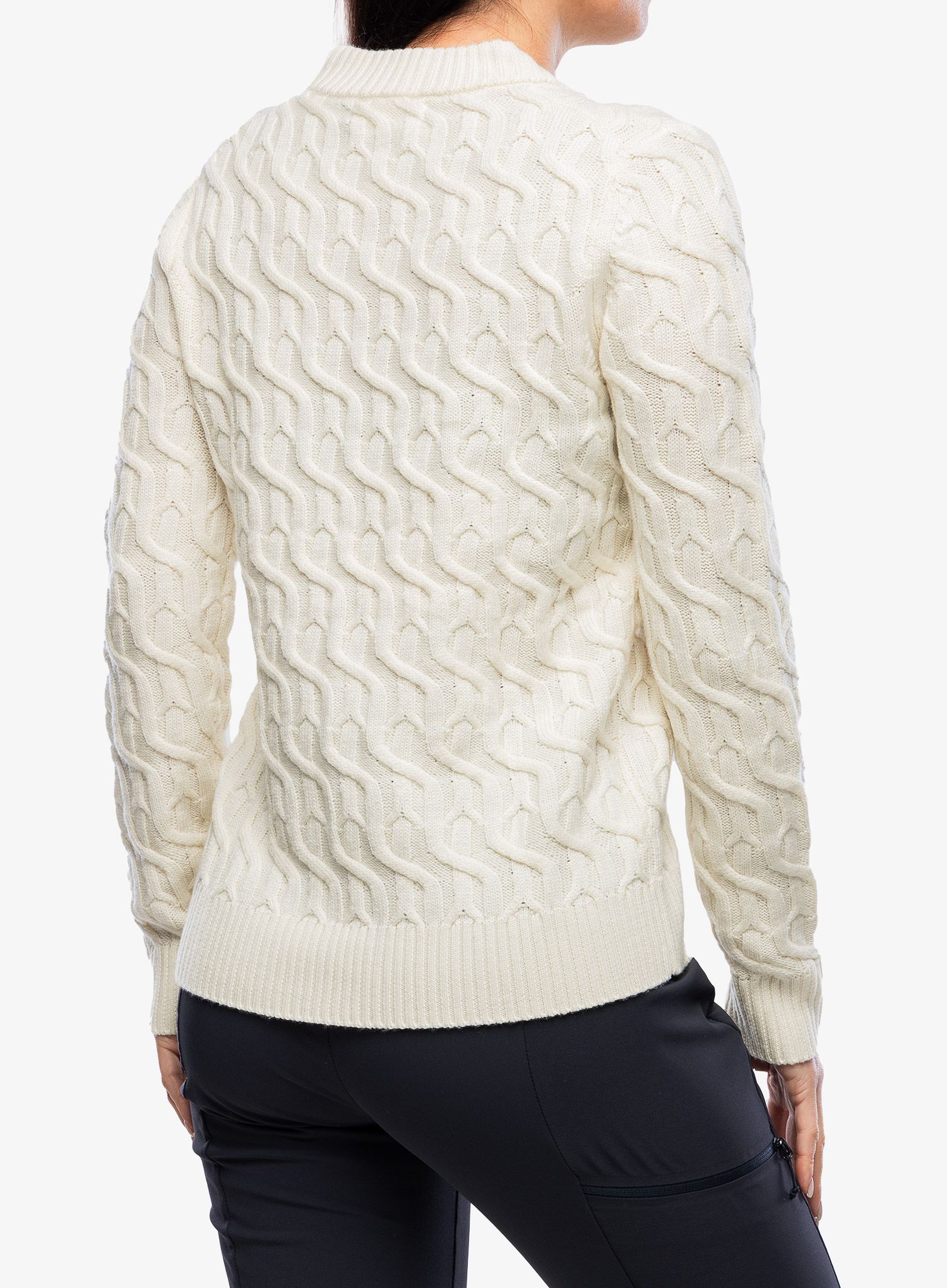 Dámský svetr Icebreaker Merino Cable Knit Crewe Sweater - undyed
