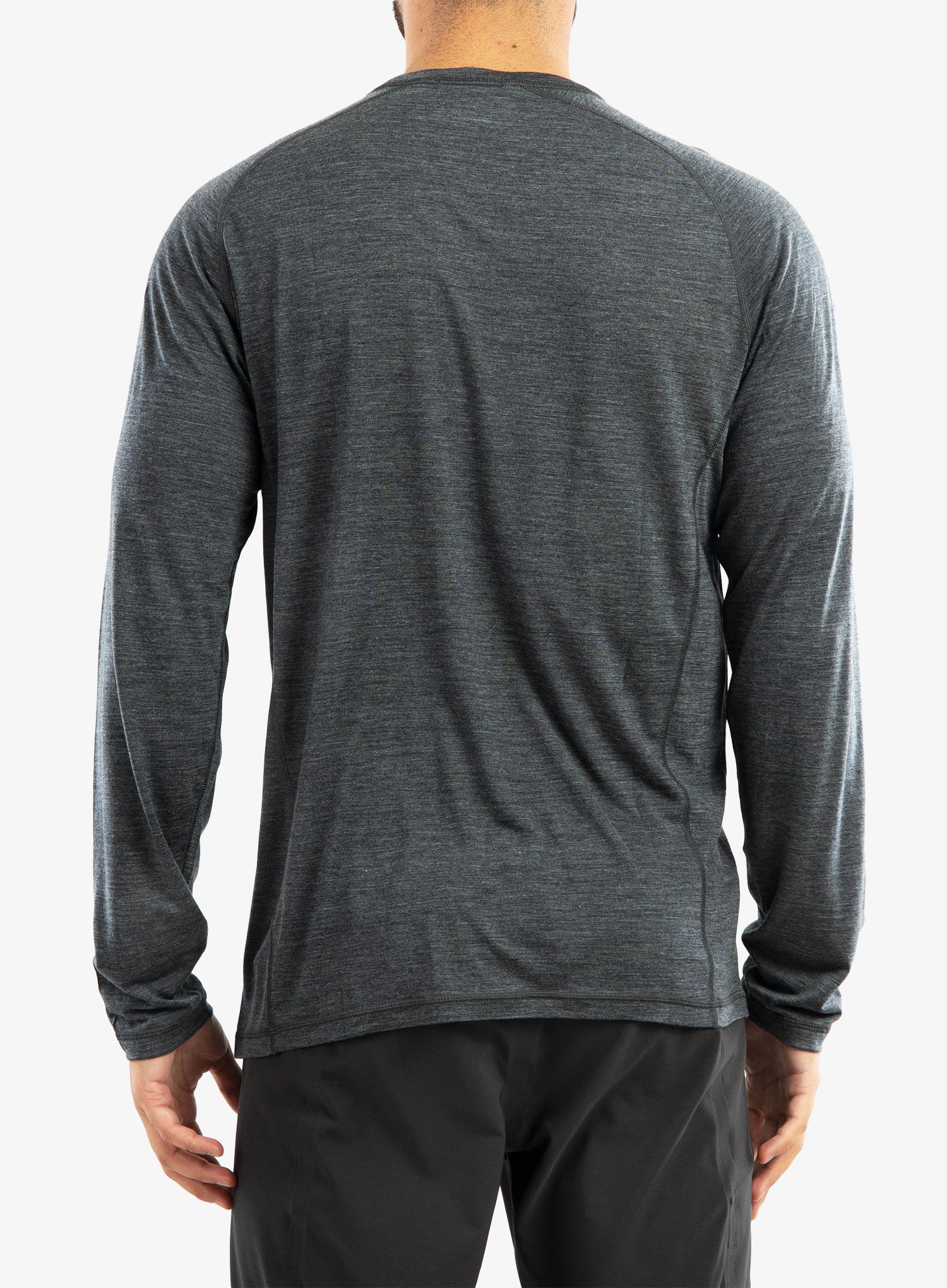 Mikina Smartwool Merino Sport Ultralite L/S - charcoal