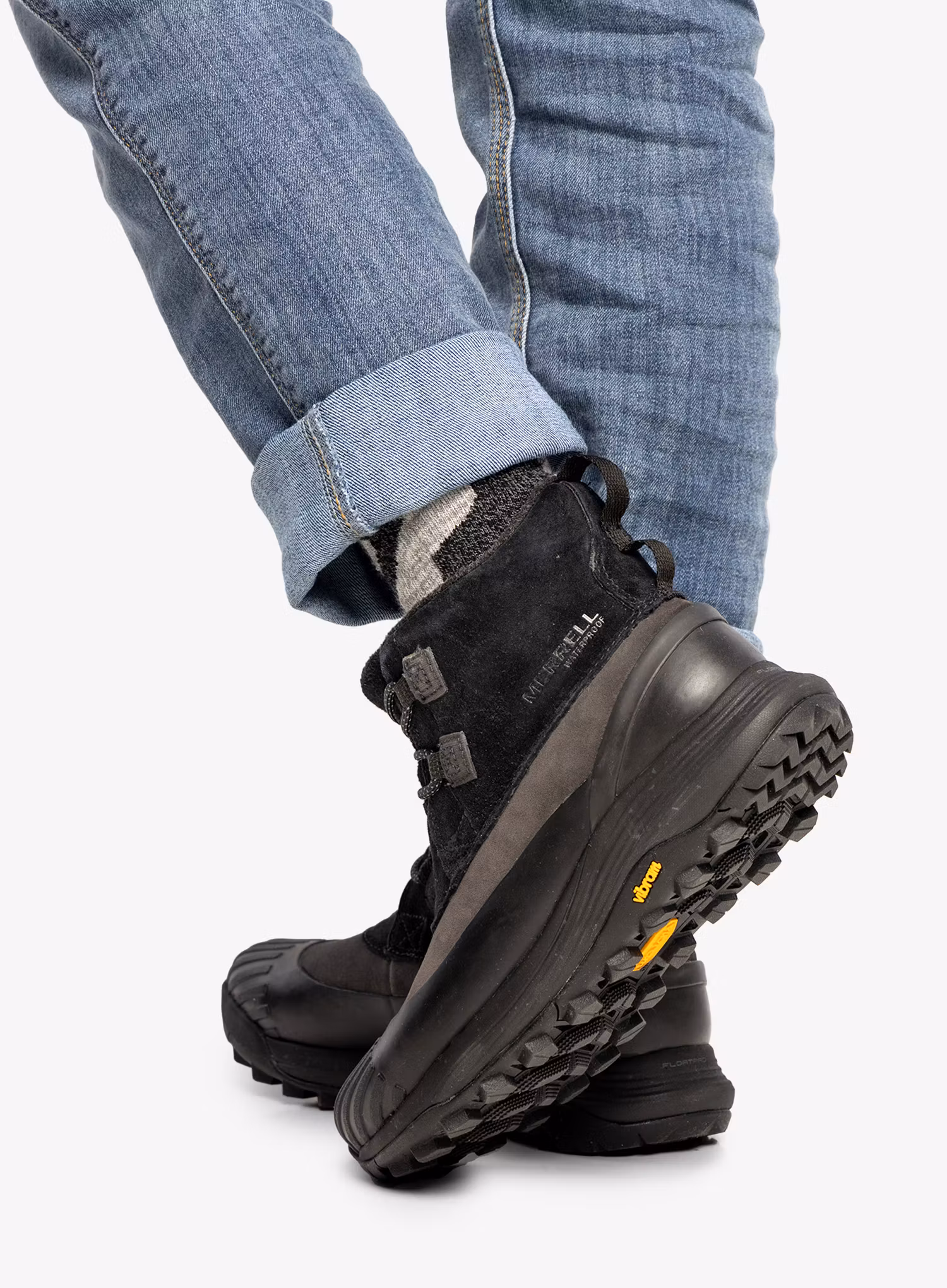 Turistické boty dámské Merrell Siren 4 Thermo Demi WP - black