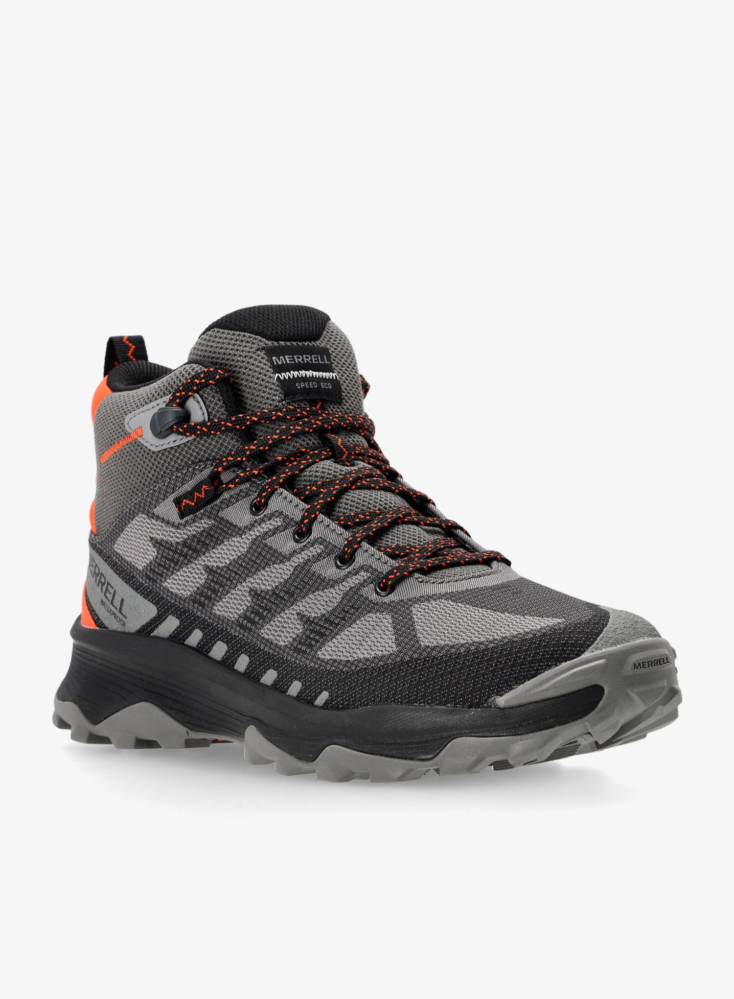 Turistické boty Merrell Speed Eco Mid WP - charcoal/tangerine