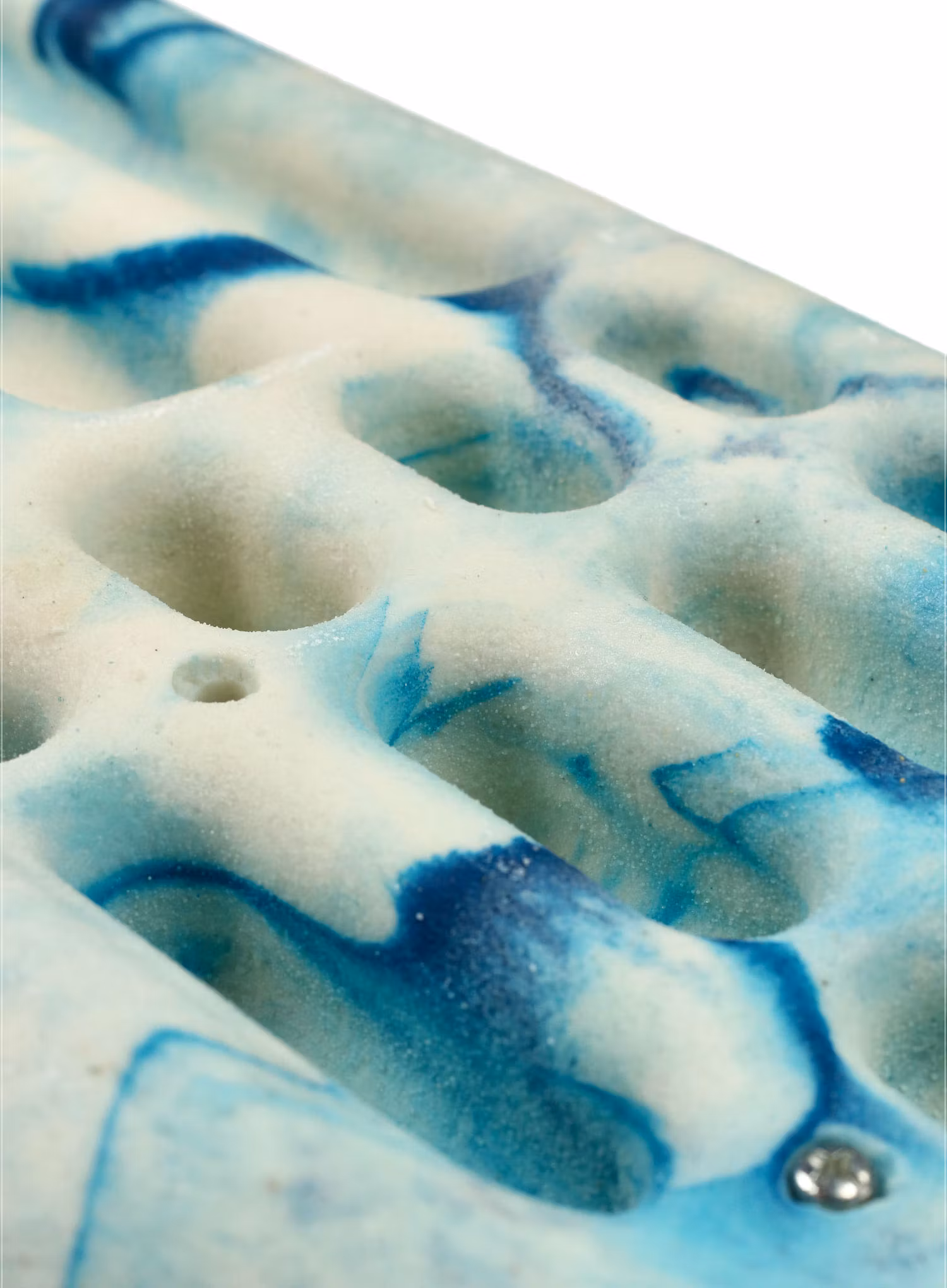 Posilovací deska Metolius Contact - white/blue swirl