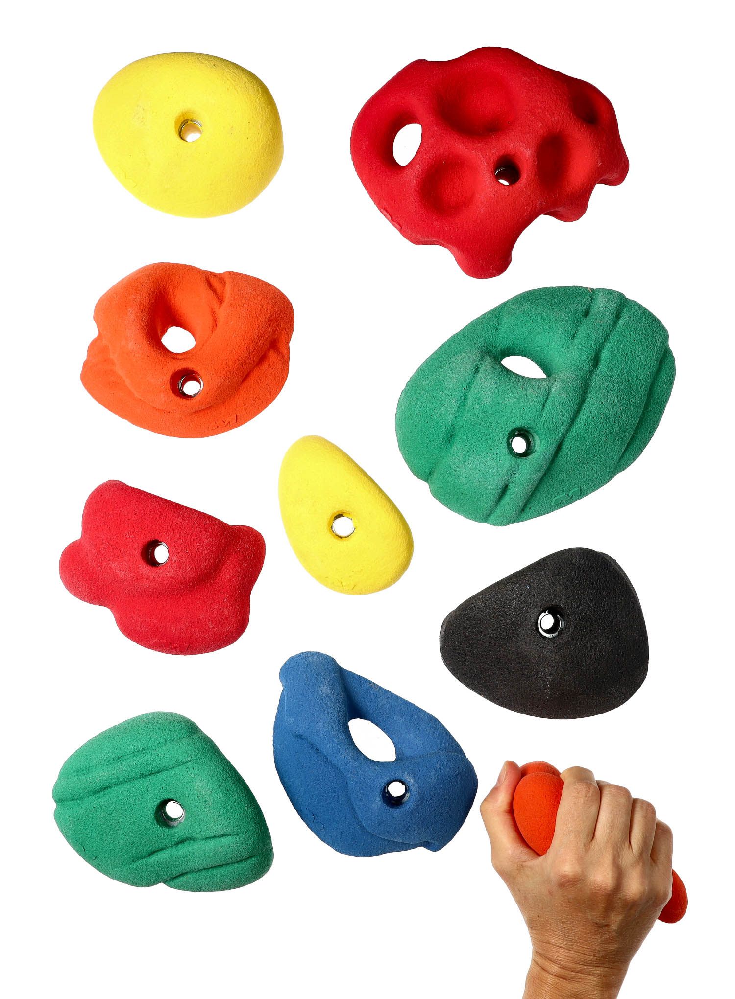 Horolezecké chyty Metolius Modulars - assorted