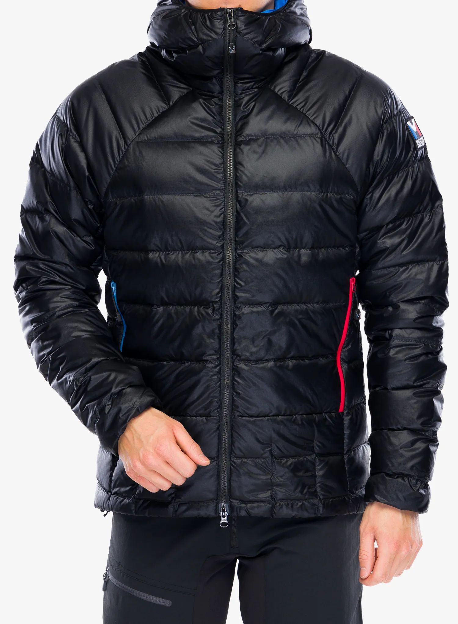 Péřová bunda Millet Trilogy Icon Down Hooded - black
