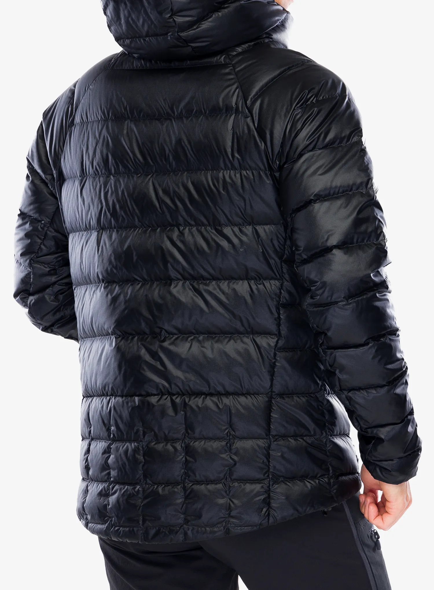 Péřová bunda Millet Trilogy Icon Down Hooded - black