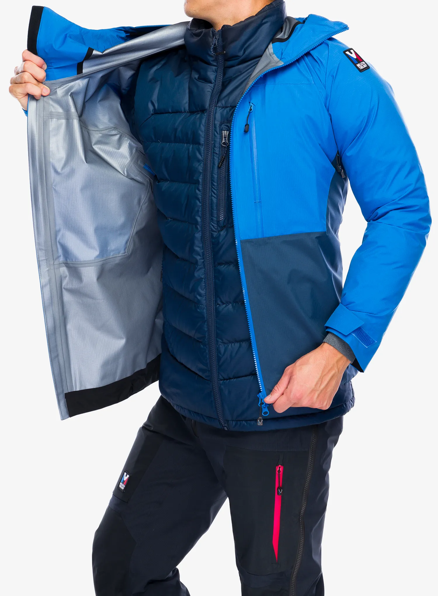 Bunda s membránou Millet Trilogy Icon Light GTX 3L Jacket - dark denim/icon blue