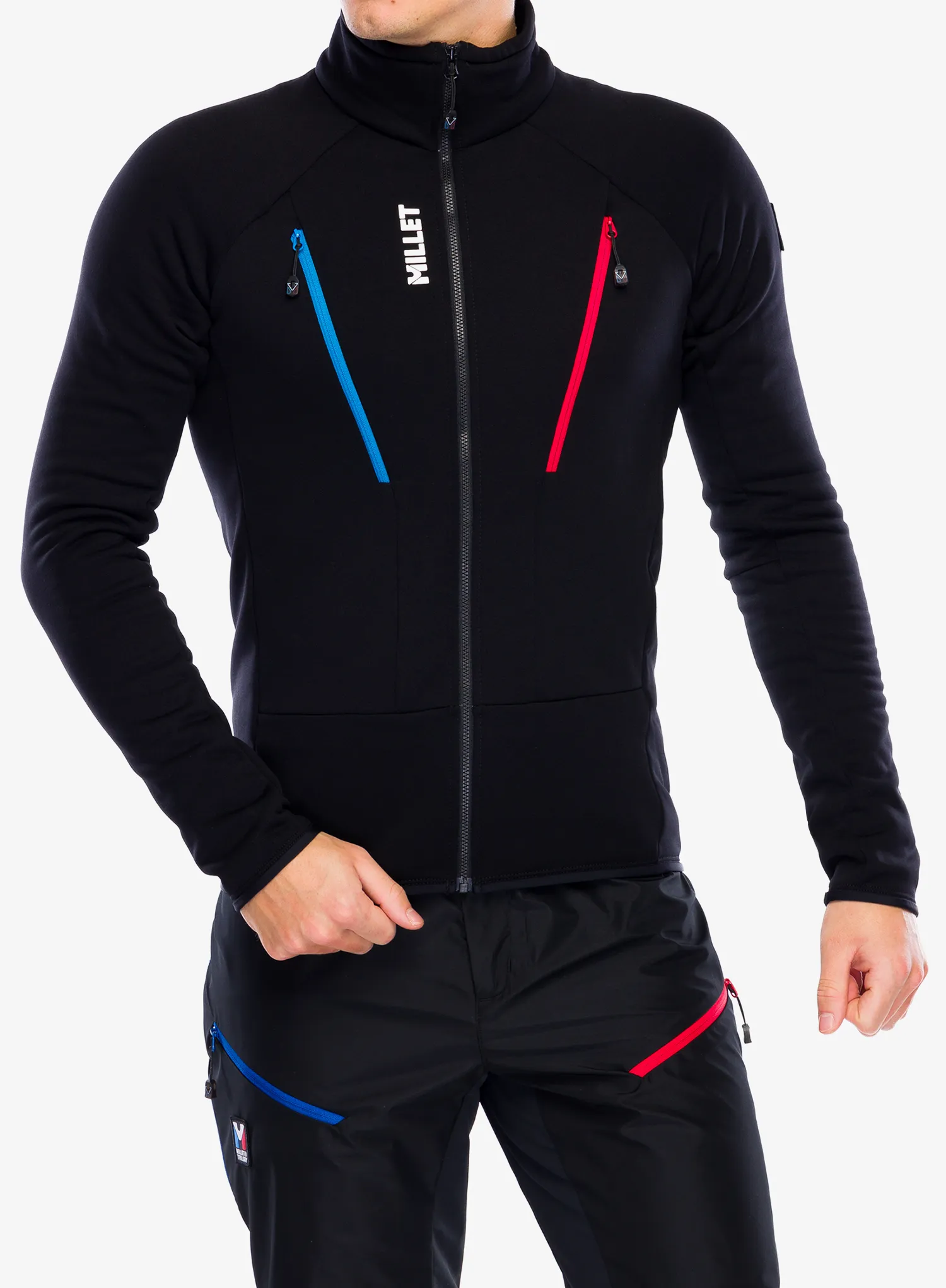 Mikina se zipem Millet Trilogy Icon Power Jacket - black