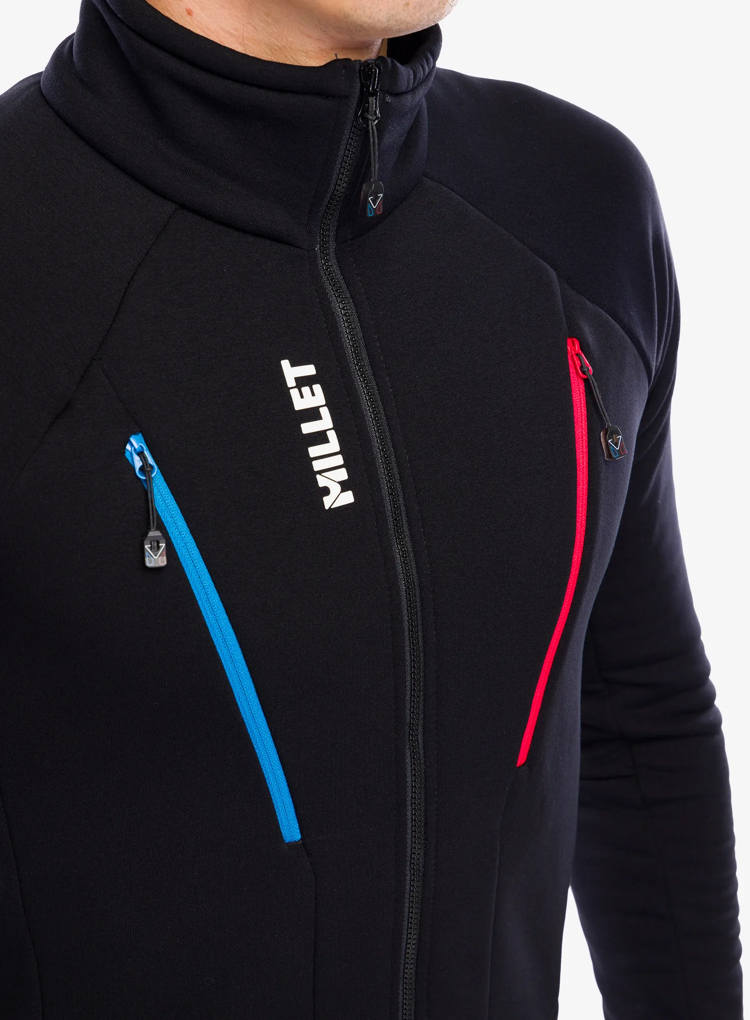 Mikina se zipem Millet Trilogy Icon Power Jacket - black