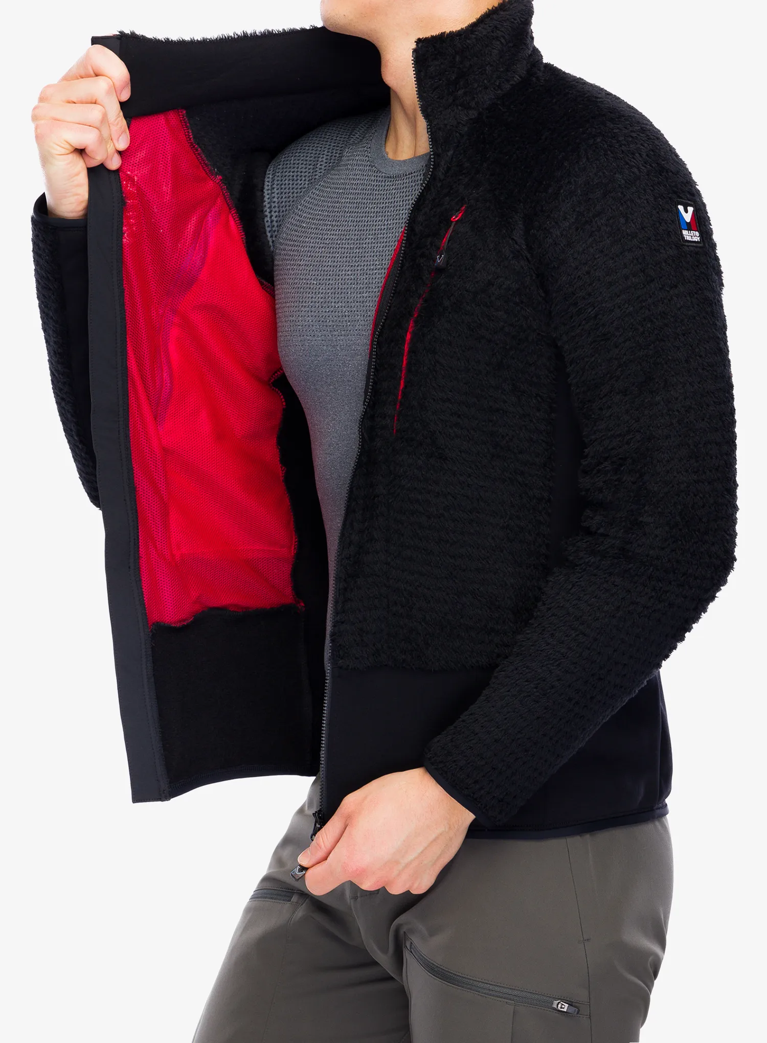 Fleecová bunda Millet Trilogy Icon X Loft Jacket - black