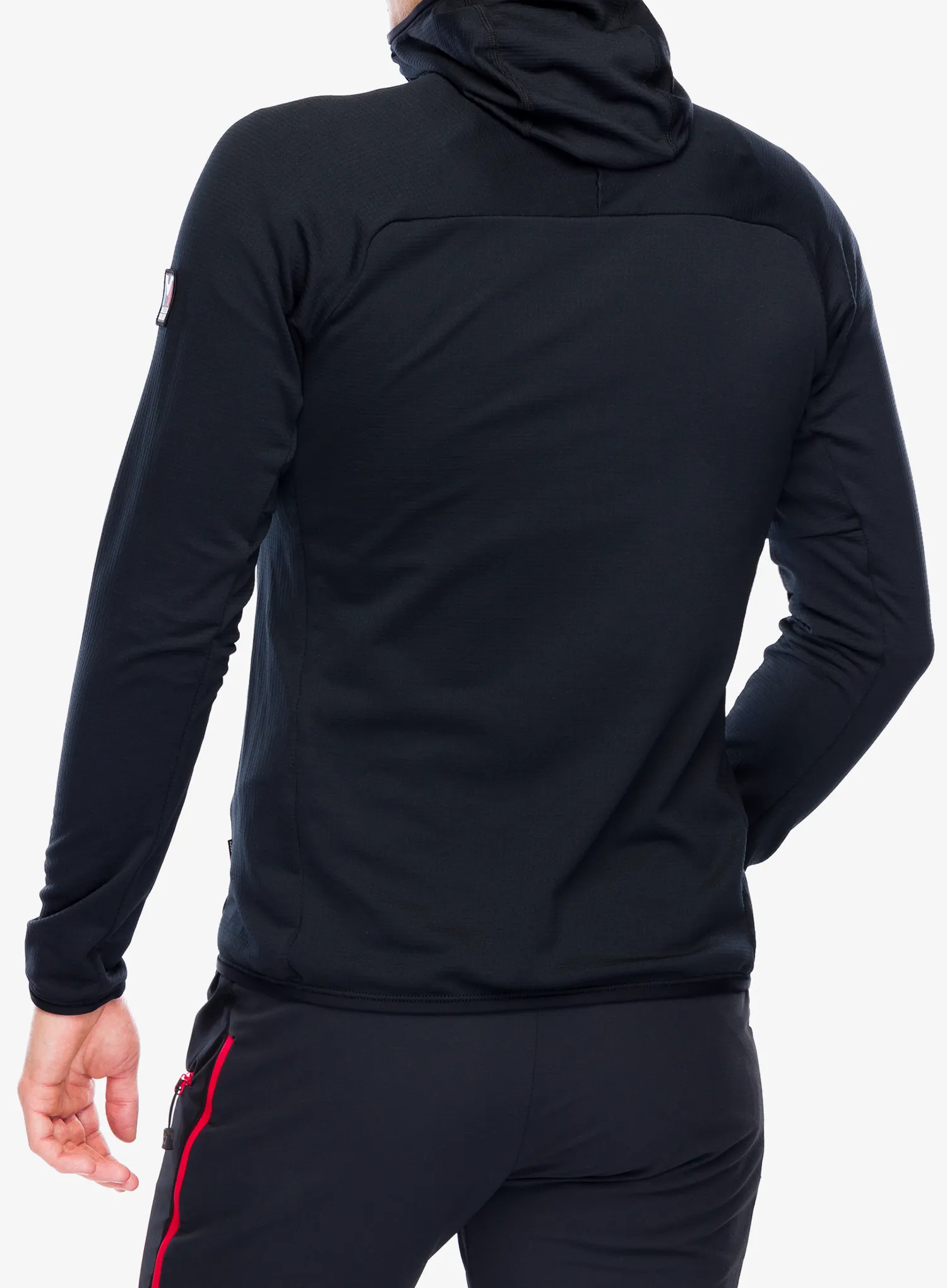 Fleece mikina Millet Trilogy Light Grid Hoodie - black