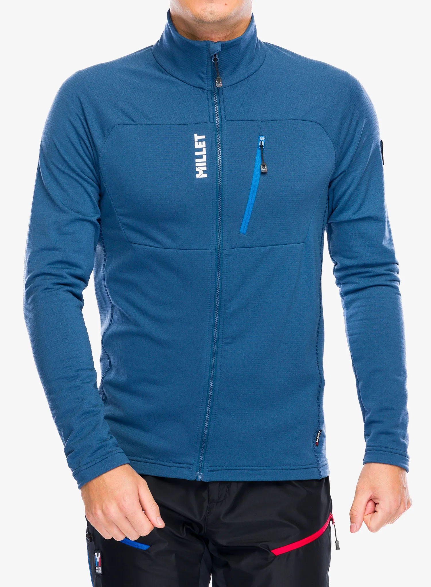 Fleece mikina Millet Trilogy Light Grid Jacket - dark denim