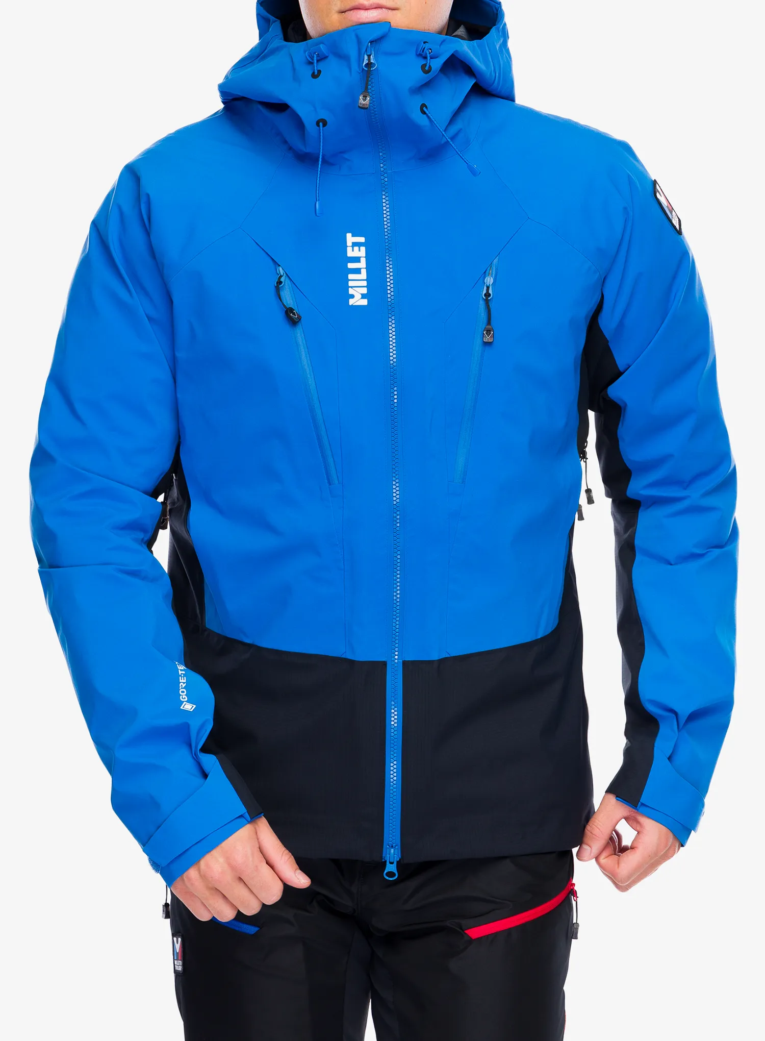 Bunda s membránou Millet Trilogy V Icon GTX Pro Jacket - black/icon blue