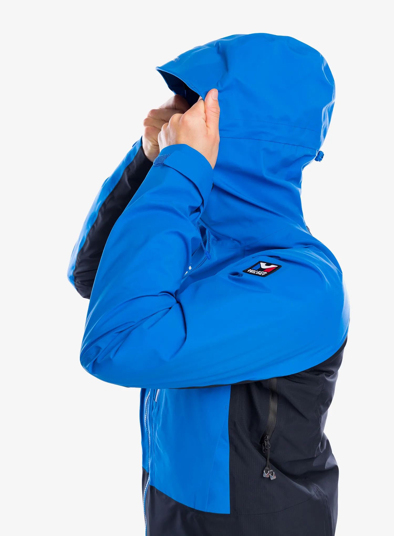Bunda s membránou Millet Trilogy V Icon GTX Pro Jacket - black/icon blue